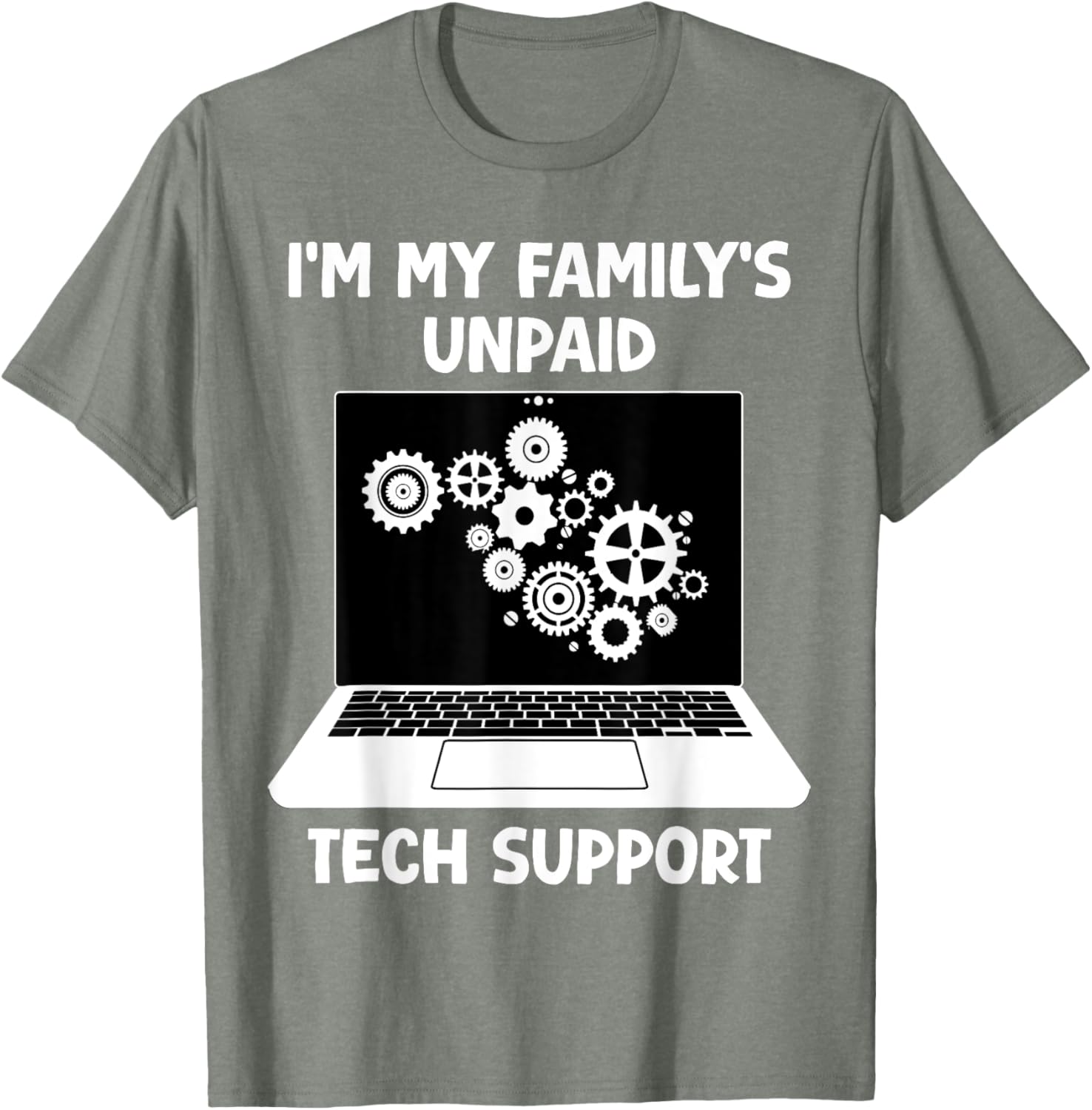Funny Computer Engineer T-Shirt for Unpaid Tech Support Heroes - 10