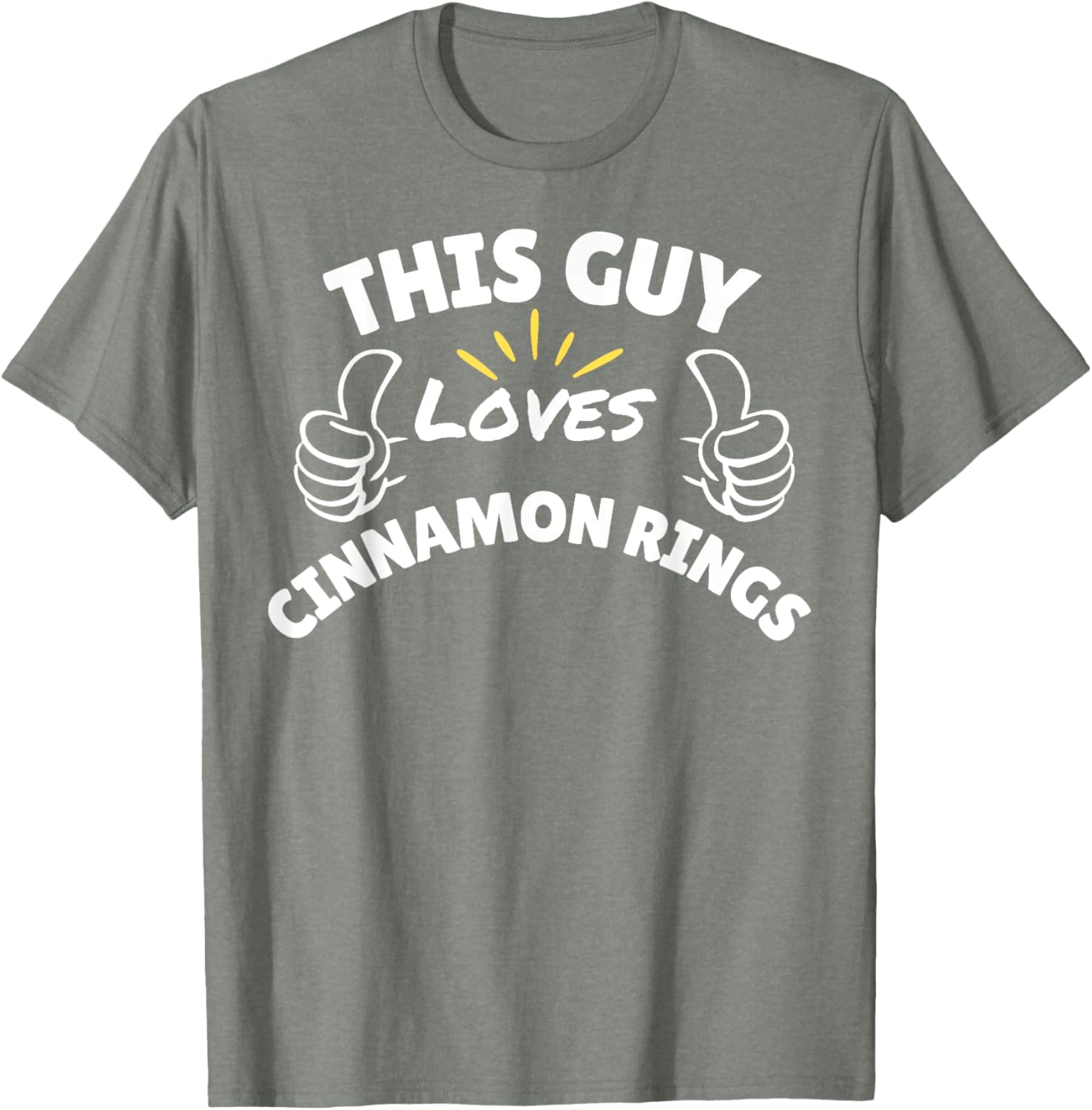 Funny Cinnamon Rings Graphic T-Shirt for Food Lovers and Snacks Fans - 16