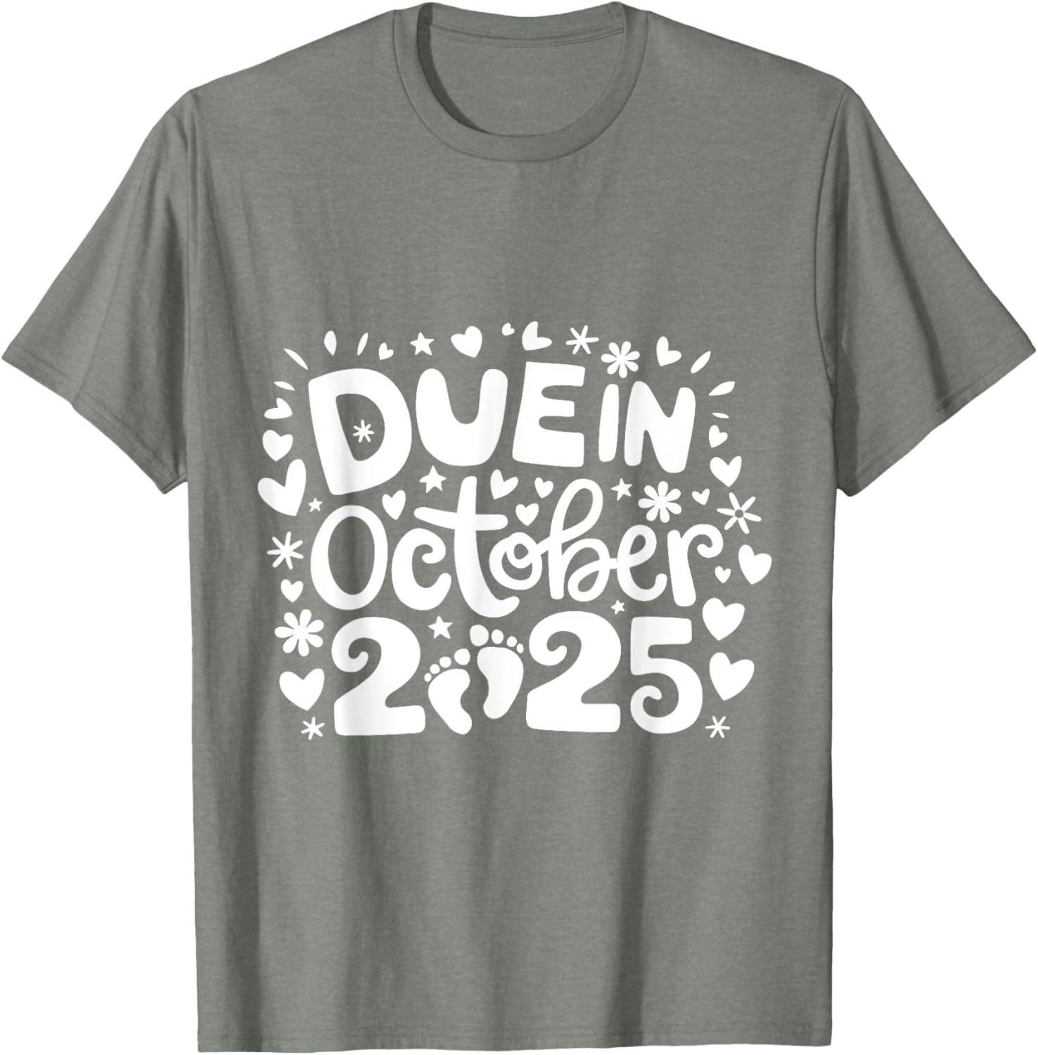 Cute Mommy To Be Pregnancy T-Shirt for New Baby Coming October 2025 - 4