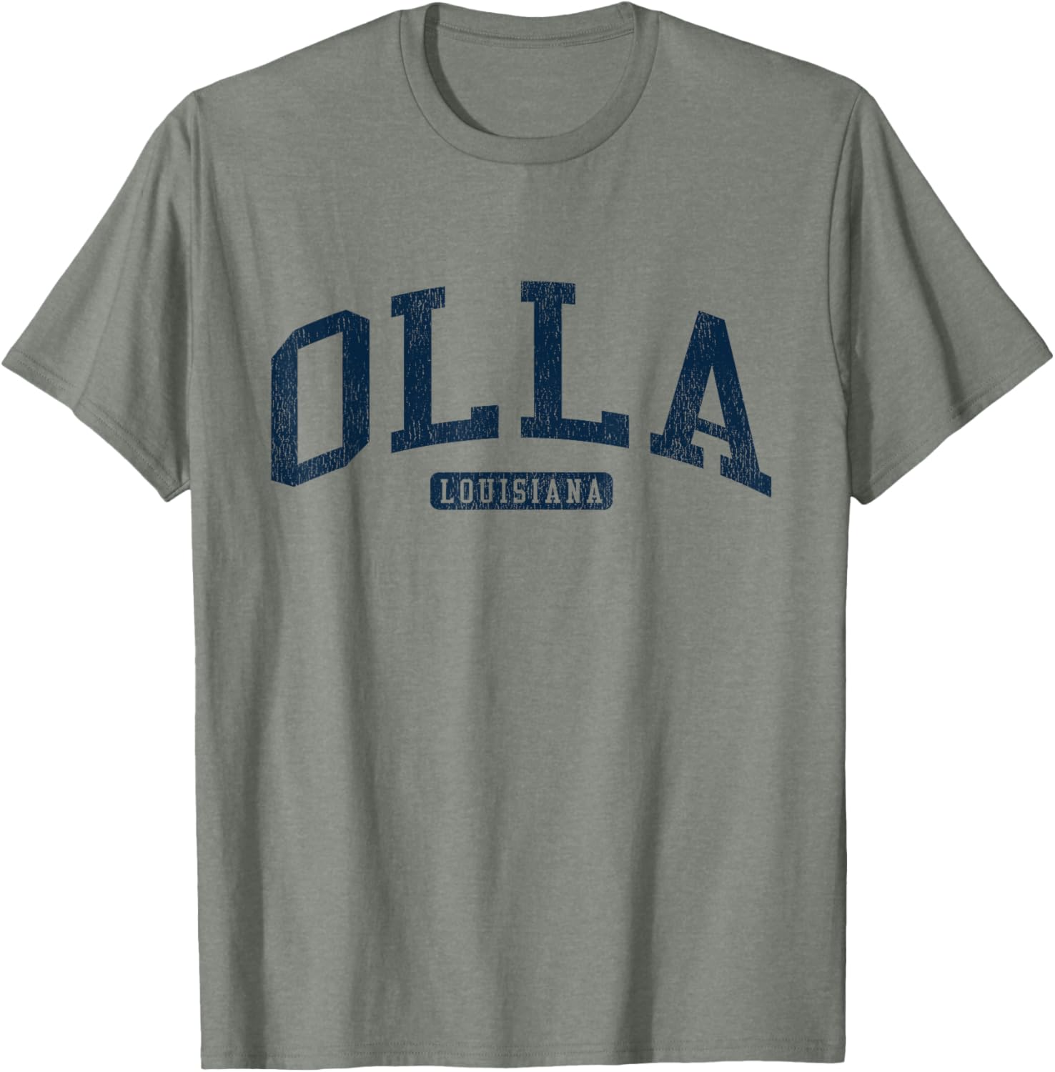Olla Louisiana College Blue T-Shirt for Stylish University Students - 3