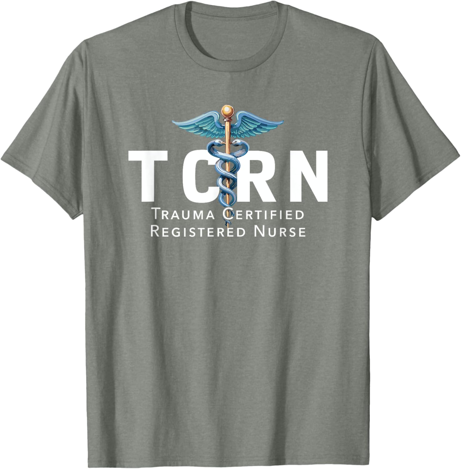 TCRN Trauma Certified Registered Nurse T-Shirt for Hospital Staff - 8