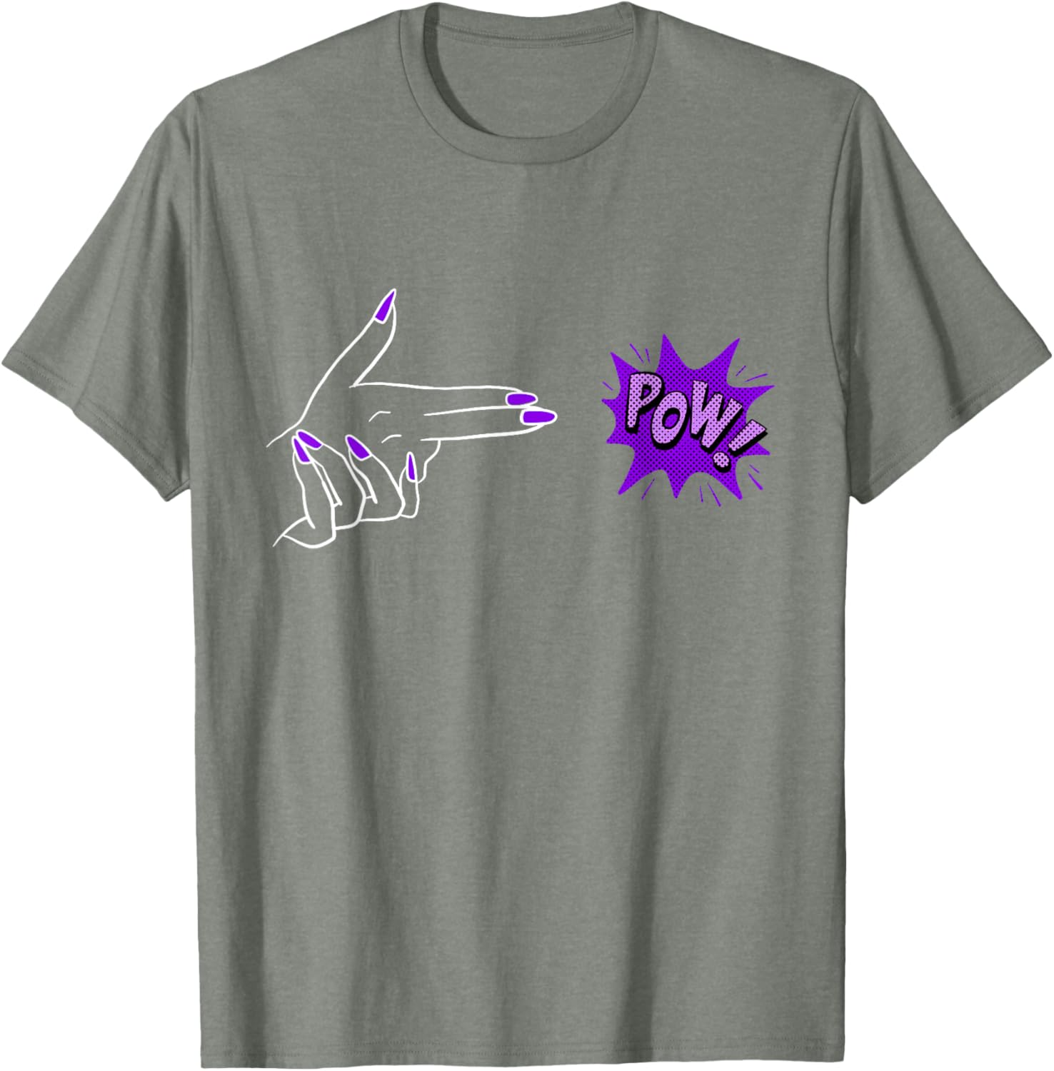 Purple Boy Bye Graphic T-Shirt for Trendy Casual Style and Comfort - 5