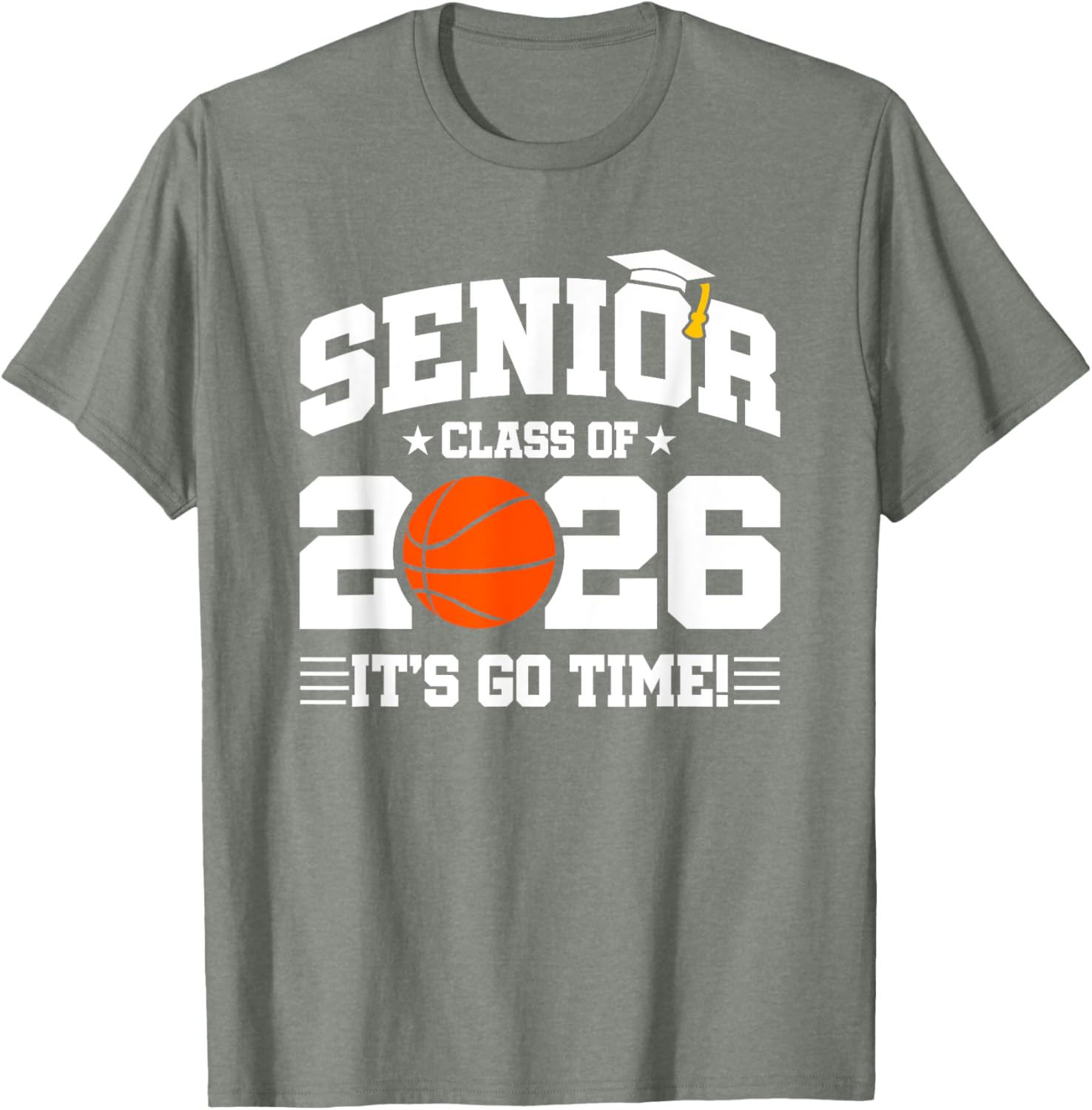 Class of 2026 Senior Year Basketball Player T-Shirt for Basketball Fans - 27
