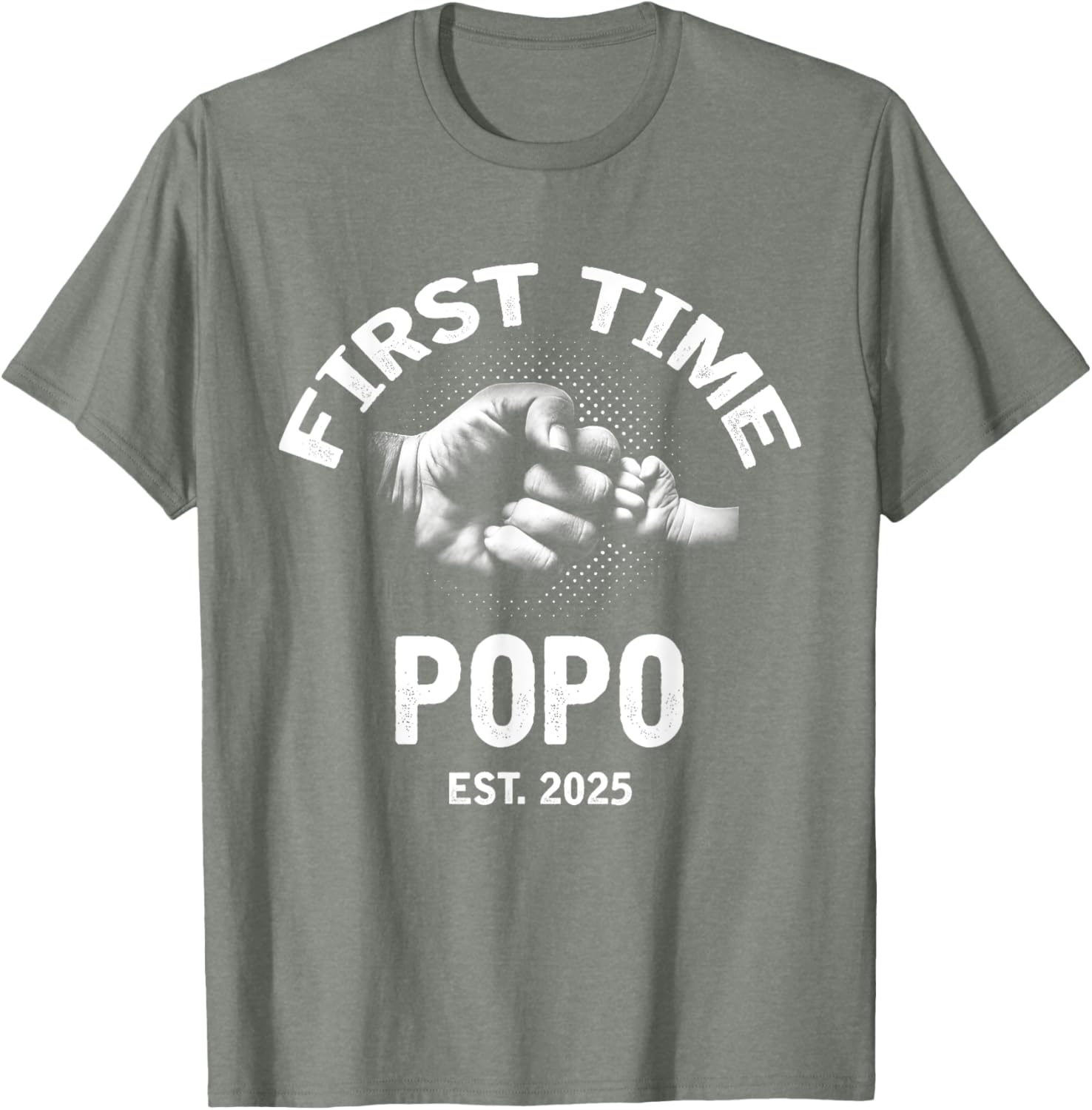 First Time Popo 2025 Father's Day Vintage T-Shirt for Dads - 20