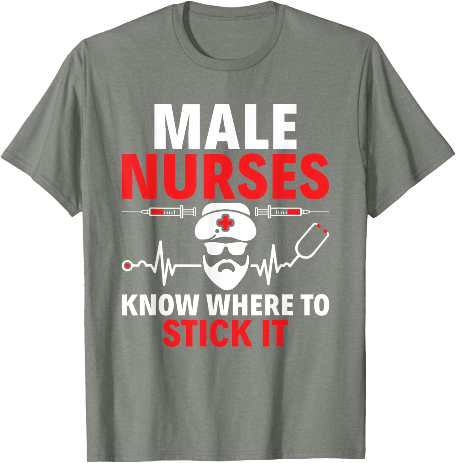 Funny Male Nurse Murse T-Shirt for RN Nurses - Great Gift Idea! - 16