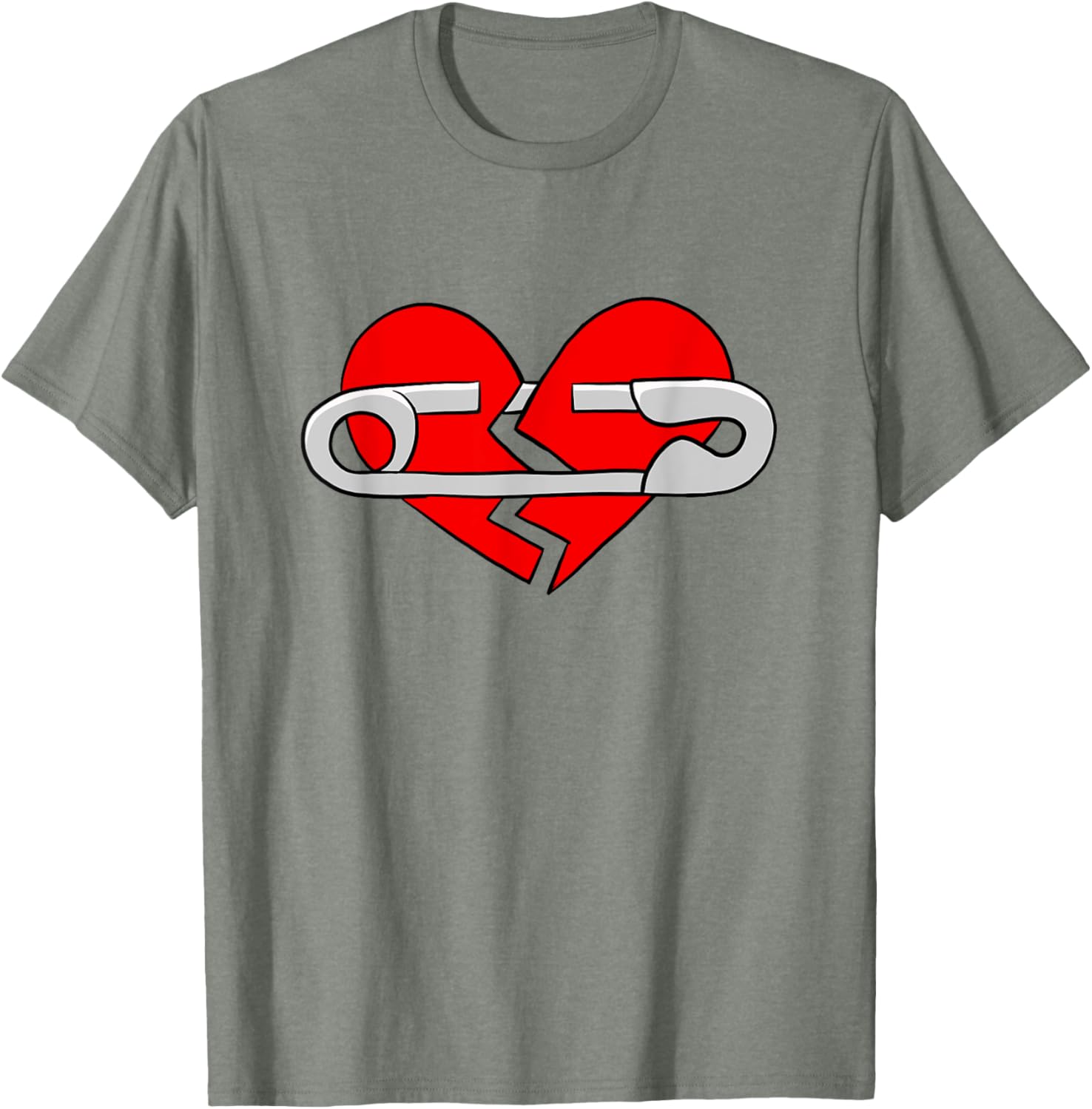 Red Healing In Progress Graphic T-Shirt - Stylish Healing Quotes Tee - 3