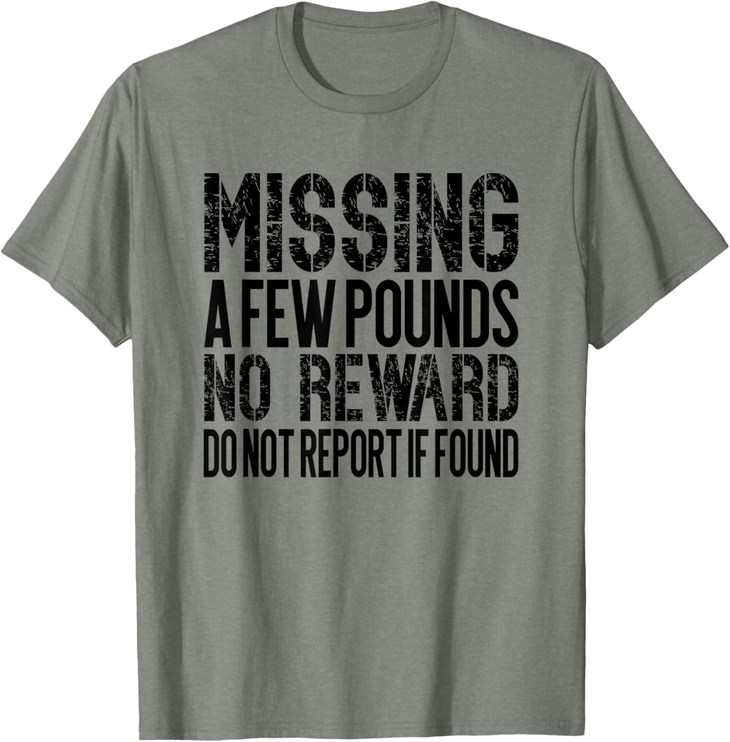Funny Weight Loss Journey T-Shirt for Missing Pounds Motivation - 3