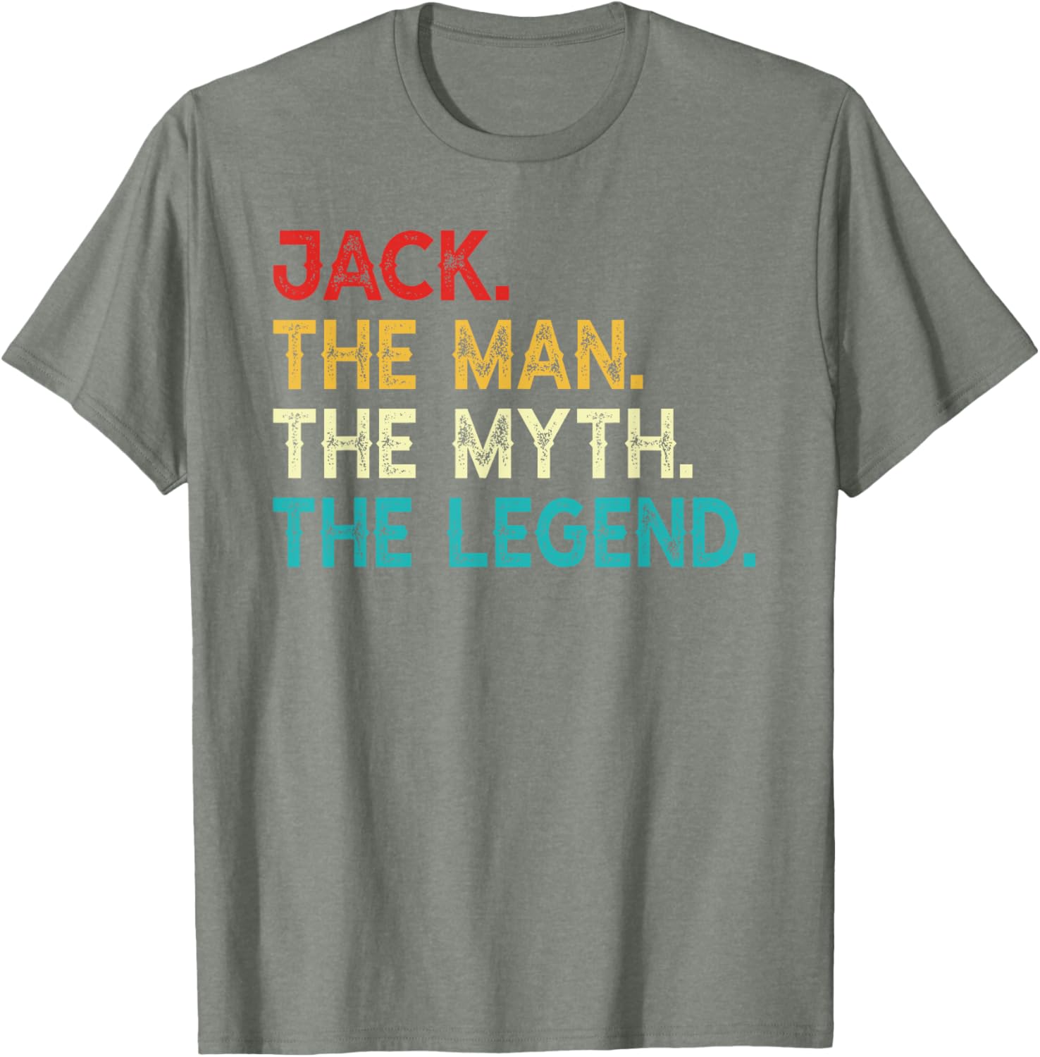 Funny Vintage Jack The Man The Myth The Legend Birthday T-Shirt - 2