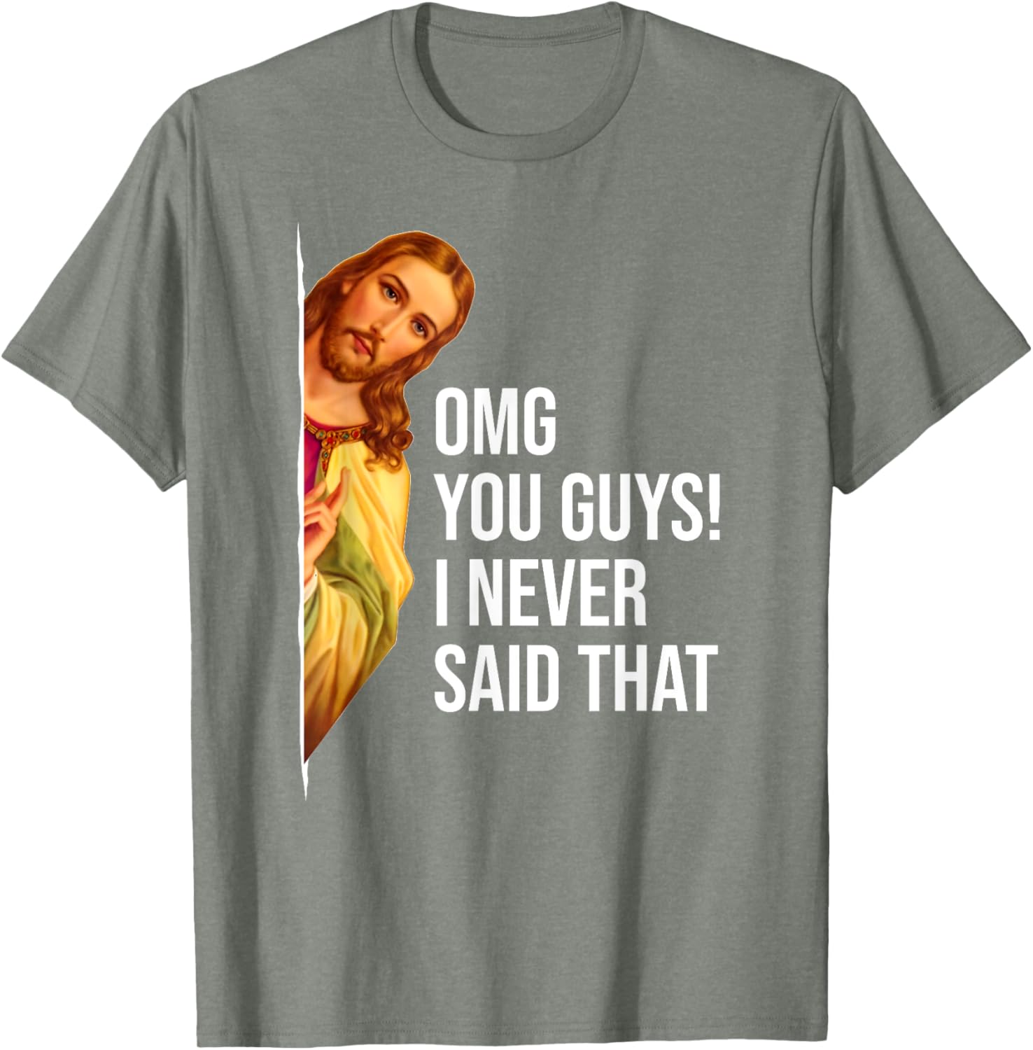 Funny Easter T-Shirt Jesus Sarcasm OMG You Guys Cool Graphic Tee - 11