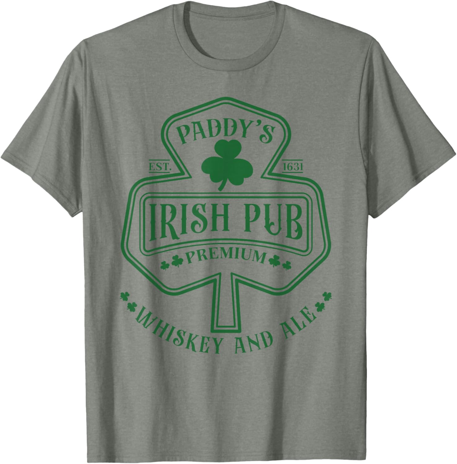 Funny St Patricks Day Irish Pub Paddy's Club Whiskey Beer T-Shirt - 5