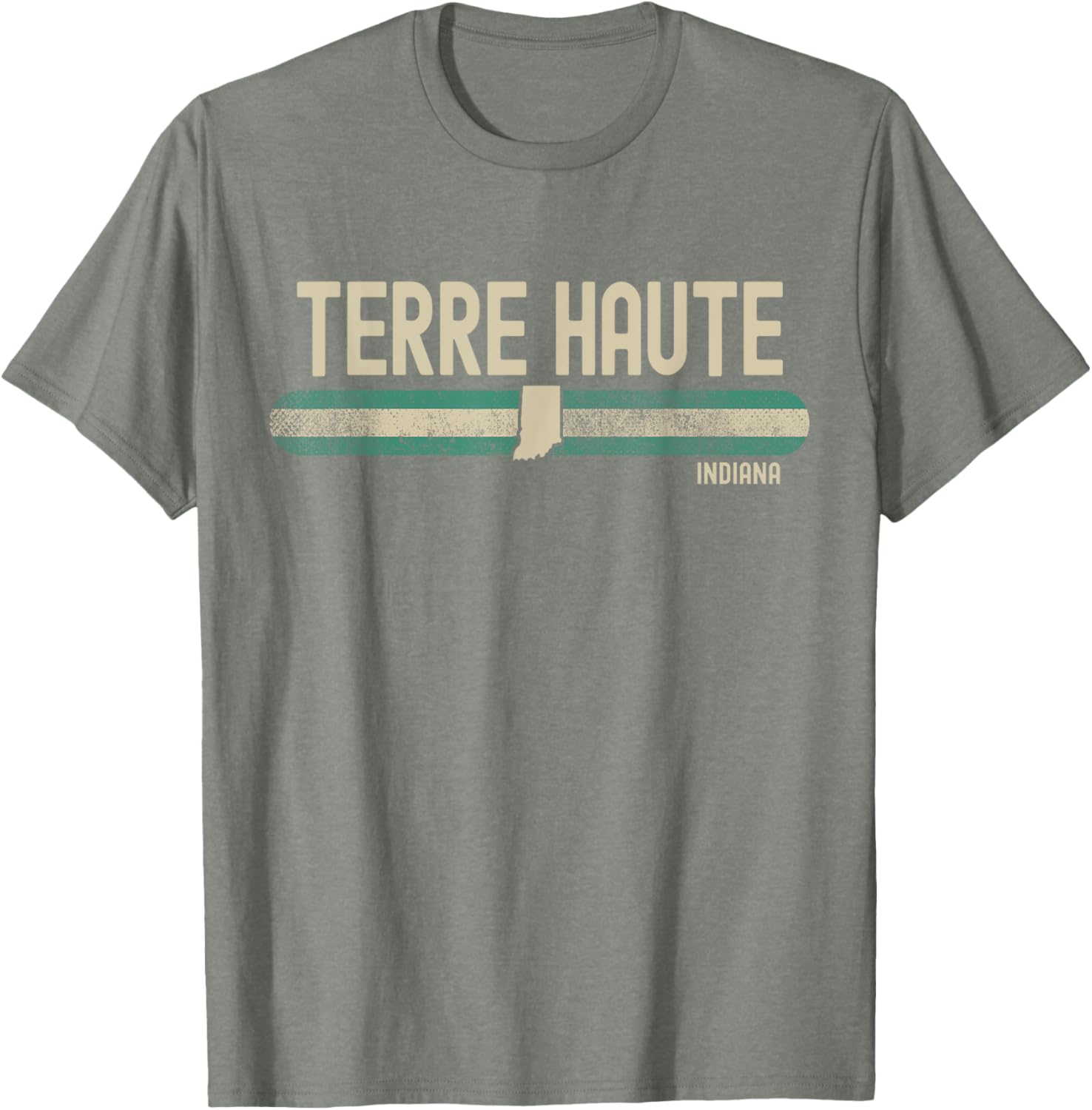 Terre Haute Indiana 80s Style T-Shirt for Travel Lovers and Music Fans - 7