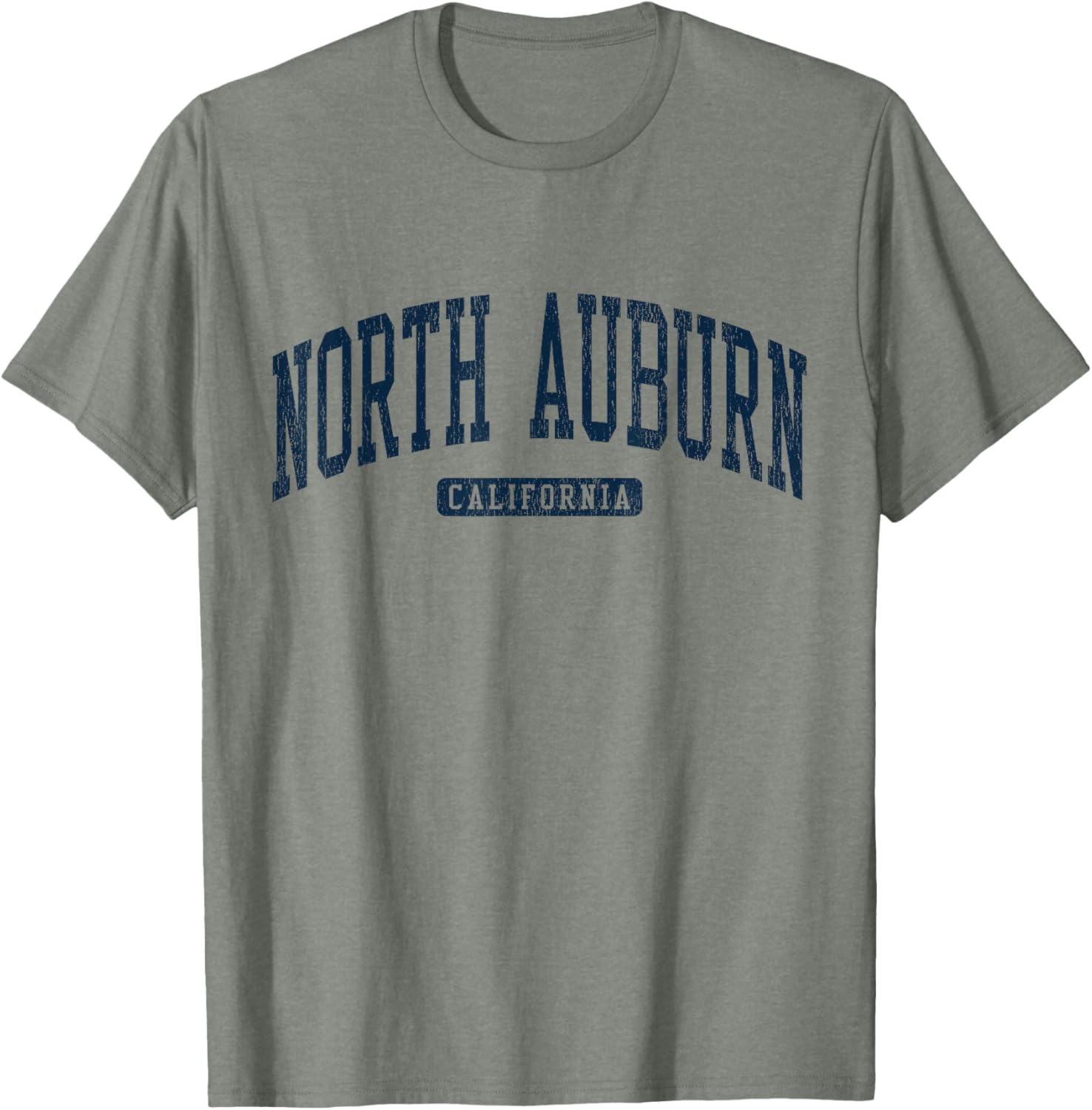 North Auburn California College University Style Blue T-Shirt for Fans - 5