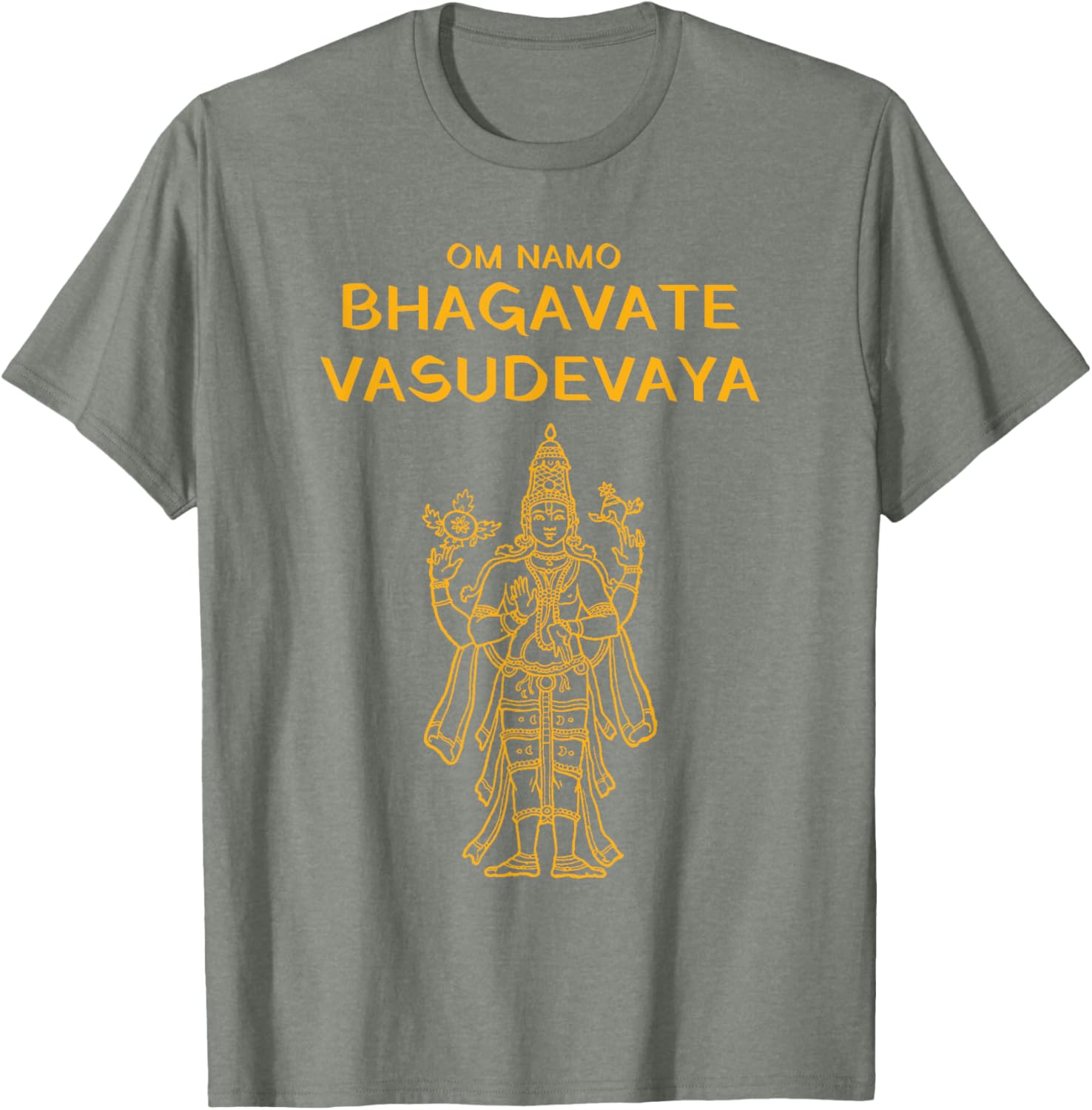 Vishnu Narayana Om Namo Bhagavate Vasudevaya Hindu T-Shirt - 29