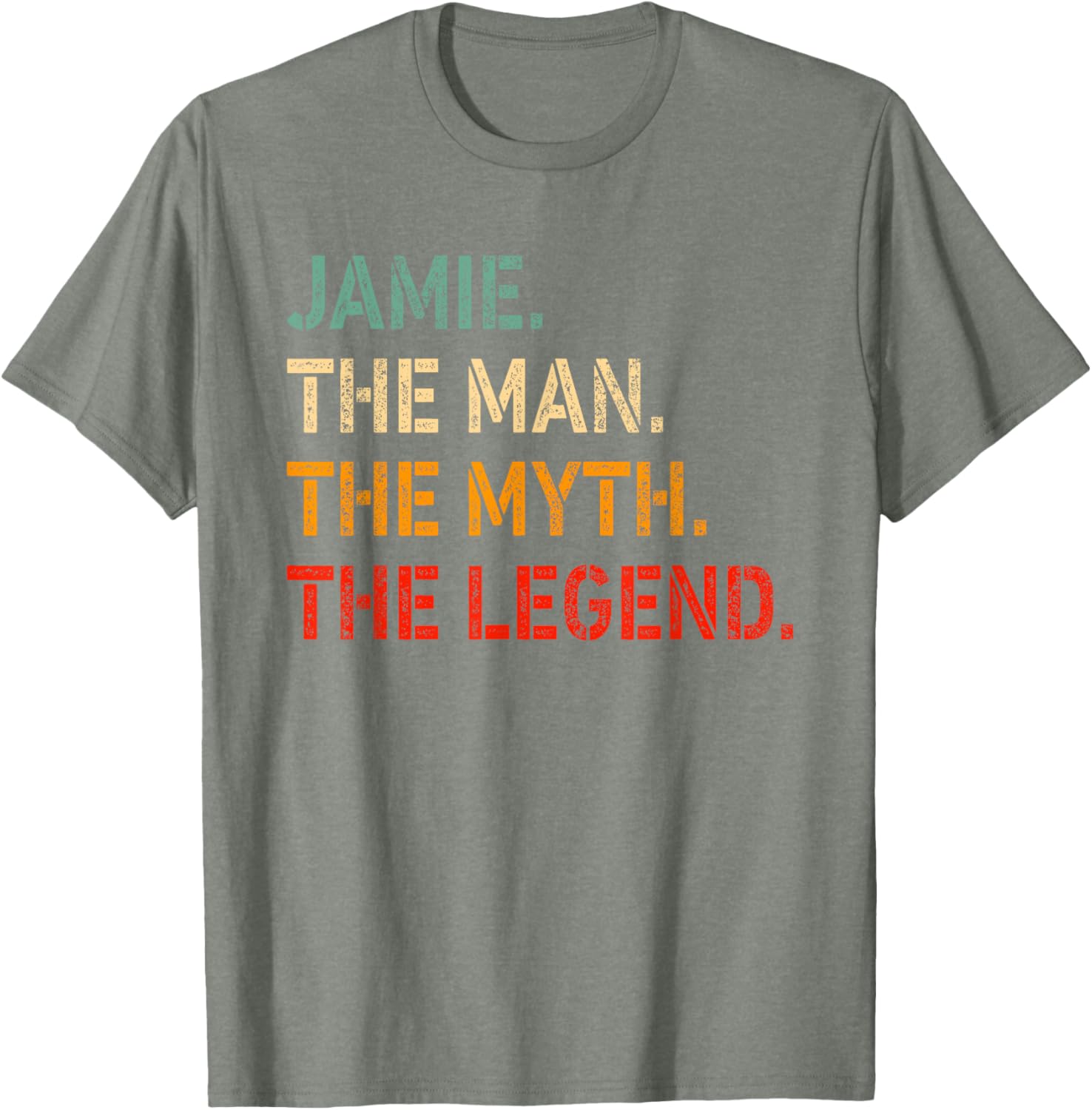 Funny Jamie The Man The Myth The Legend T-Shirt for Men and Women - 16