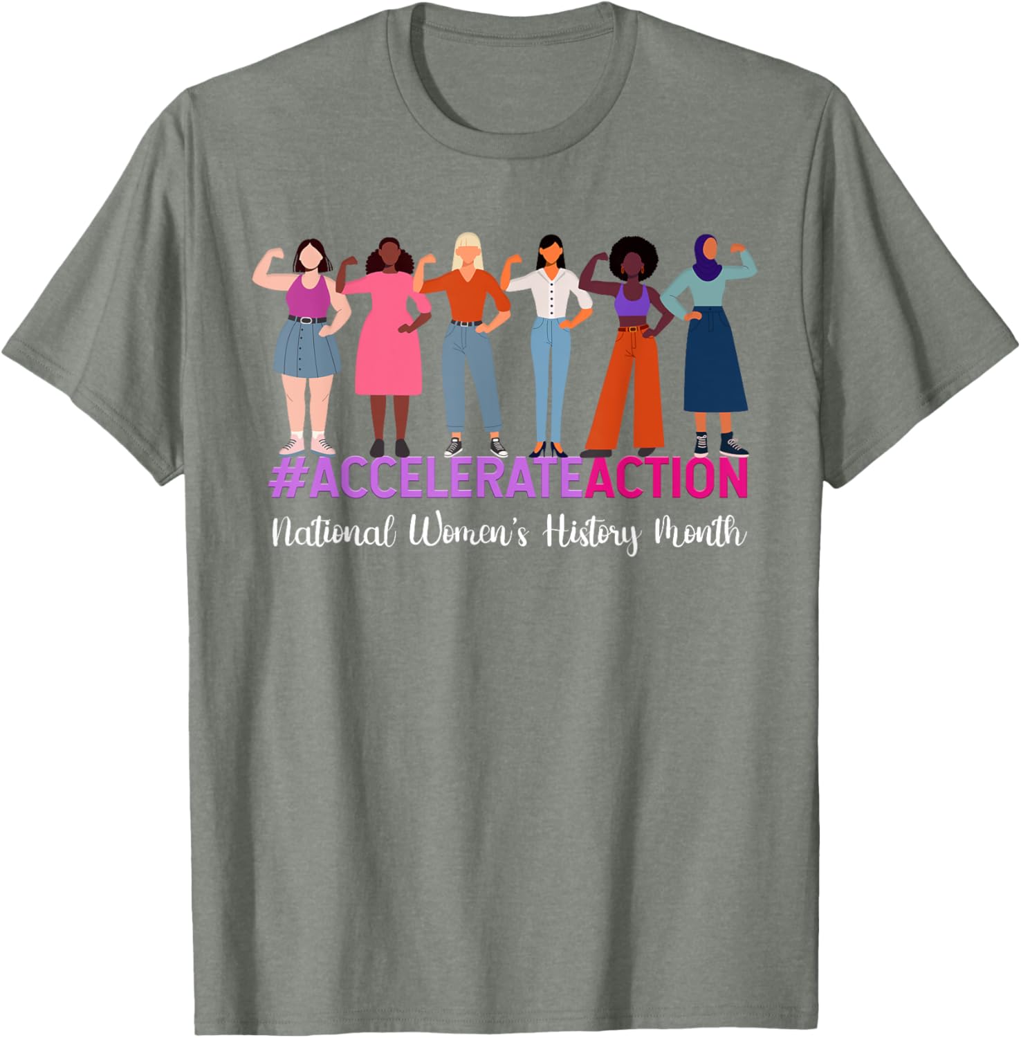 Celebrate Women's History Month 2025 with a Stylish T-Shirt for Her - 1