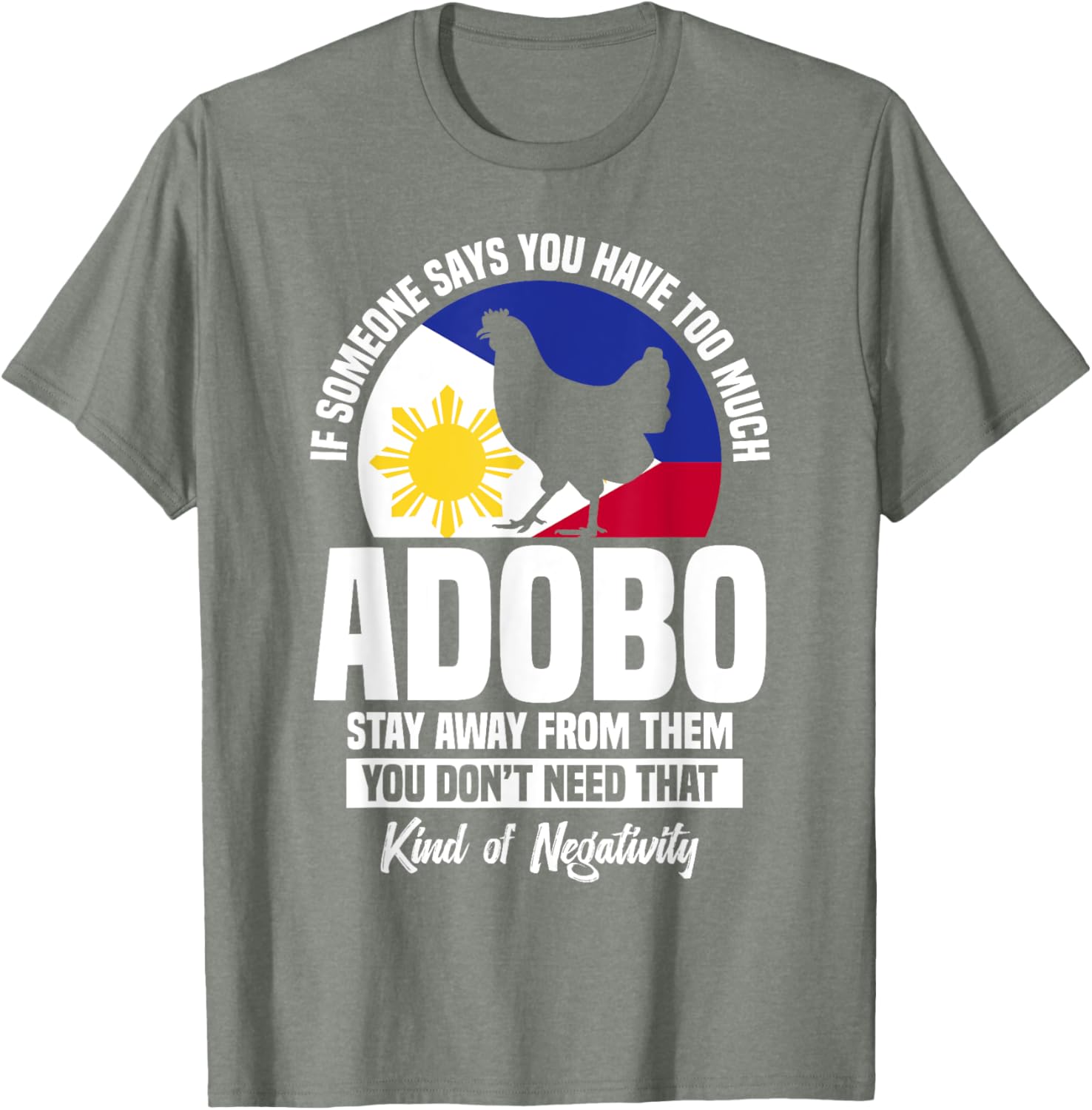 Chicken Adobo Lover T-Shirt for Filipino Food Fans and Snack Lovers - 6