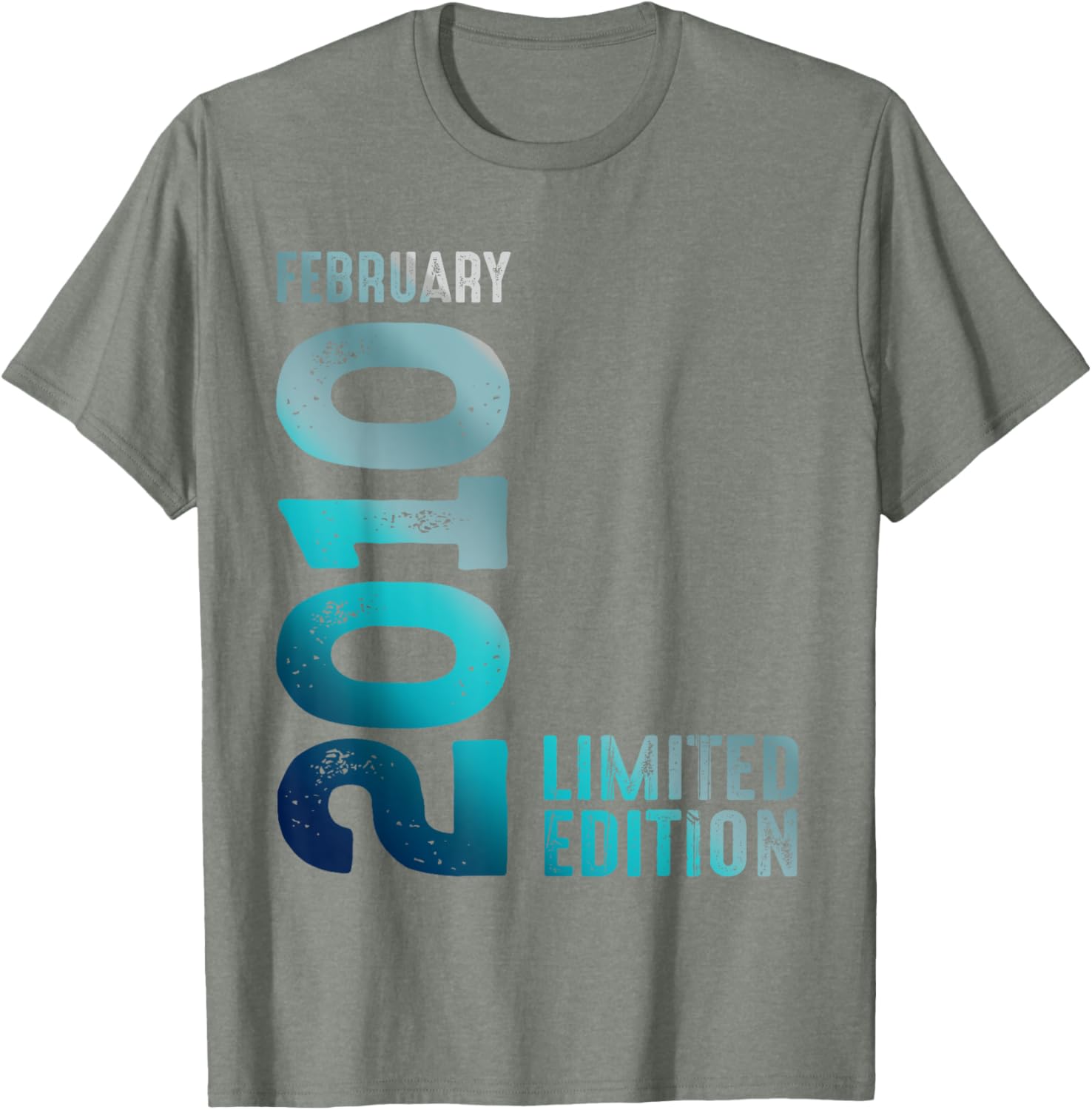 February 2010 Limited Edition Birthday T-Shirt for Unique Celebrations - 21