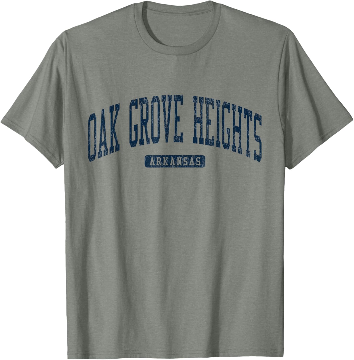 Oak Grove Heights Arkansas College Blue T-Shirt for Students and Fans - 3