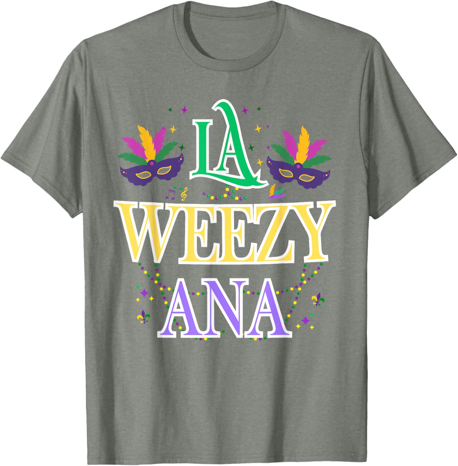 La Weezy Ana Mardi Gras T-Shirt for Men and Women - Celebrate New Orleans Style - 7