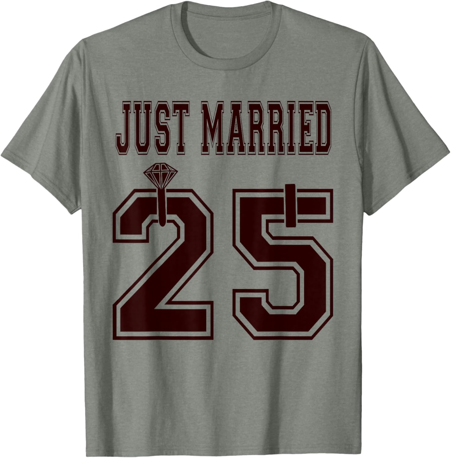 Just Married 2025 Matching Honeymoon T-Shirts for Wife and Husband - 3