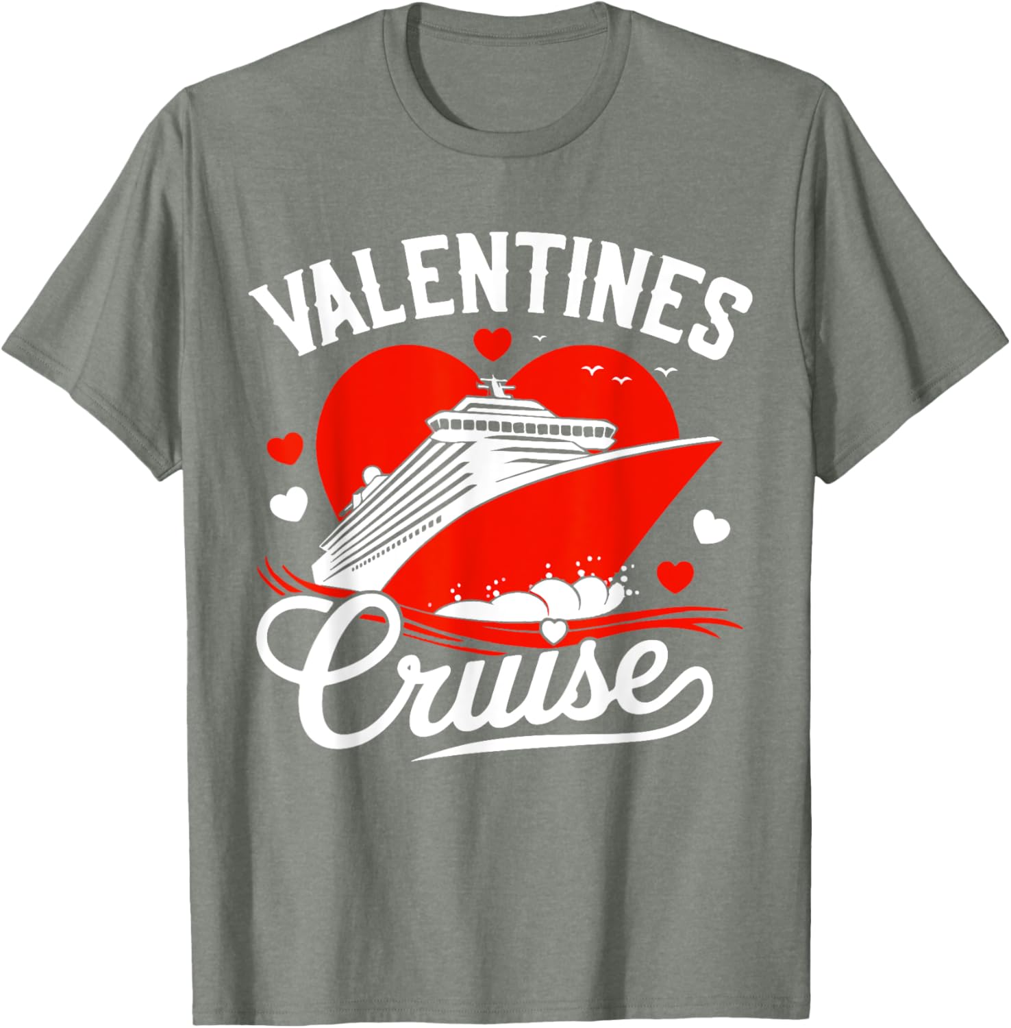 Valentine's Day Cruise Matching Couple T-Shirts for Sweet Vacation Fun - 16