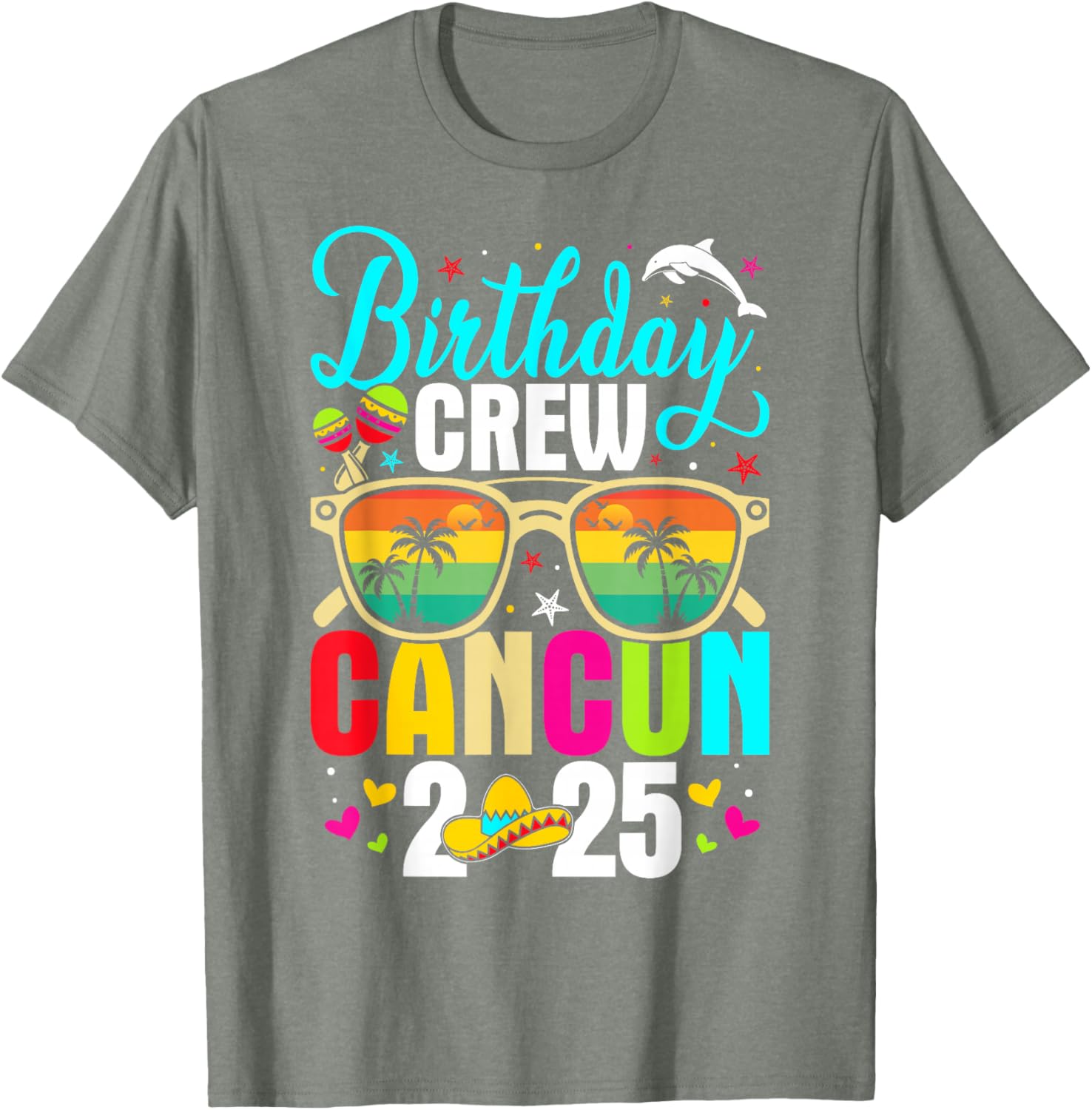 Fun Matching Cancun Birthday Boy Trip T-Shirt for 2025 Celebration - 4