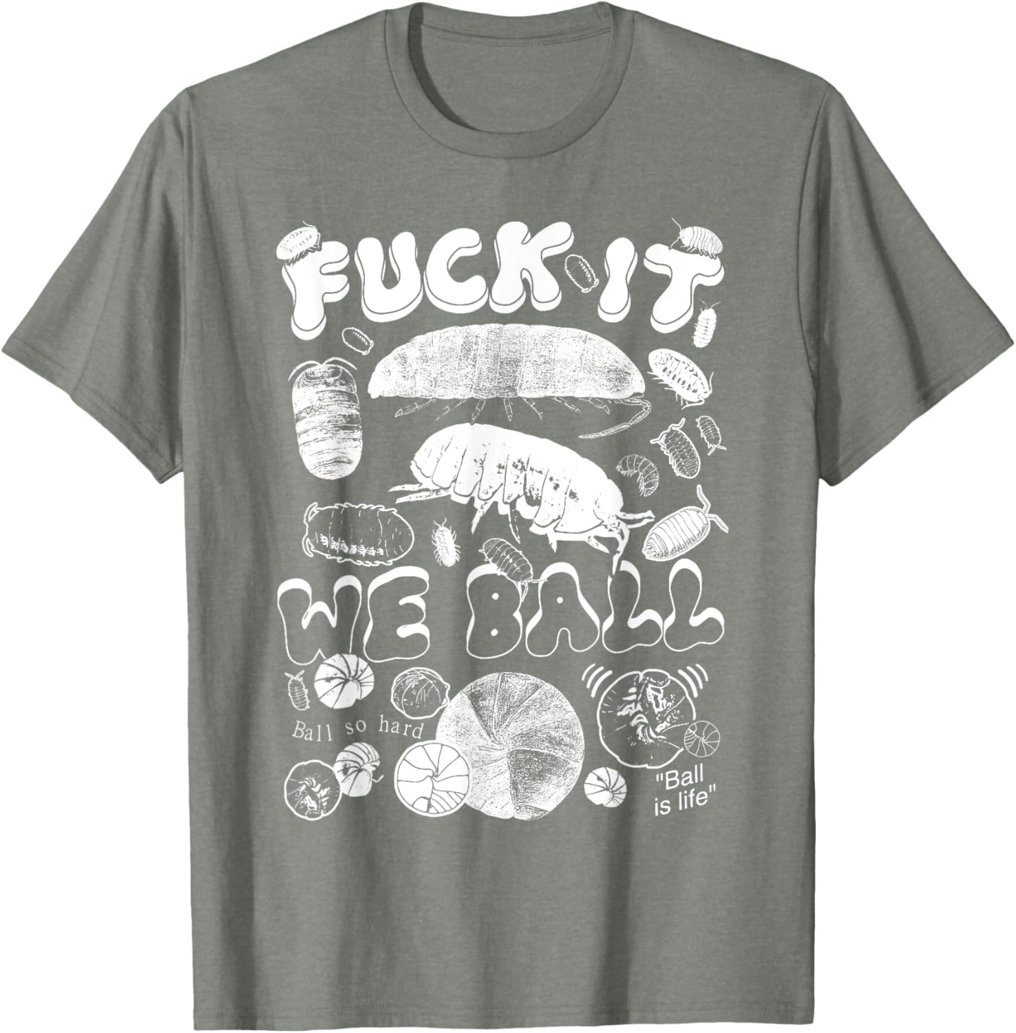 Fun Isopod Rolly Polly T-Shirt - Unique Style for Casual Wear - 20