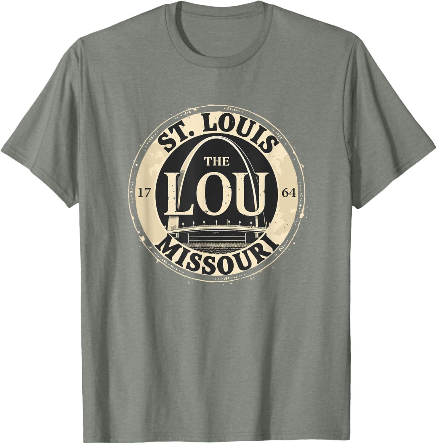 Vintage St Louis Arch T-Shirt for Men and Women - Stylish Missouri Apparel - 4