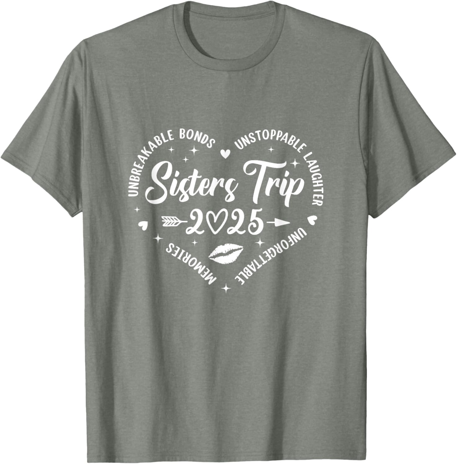 Sisters Trip 2025 Retro T-Shirt for Friends Vacation Memories - 6