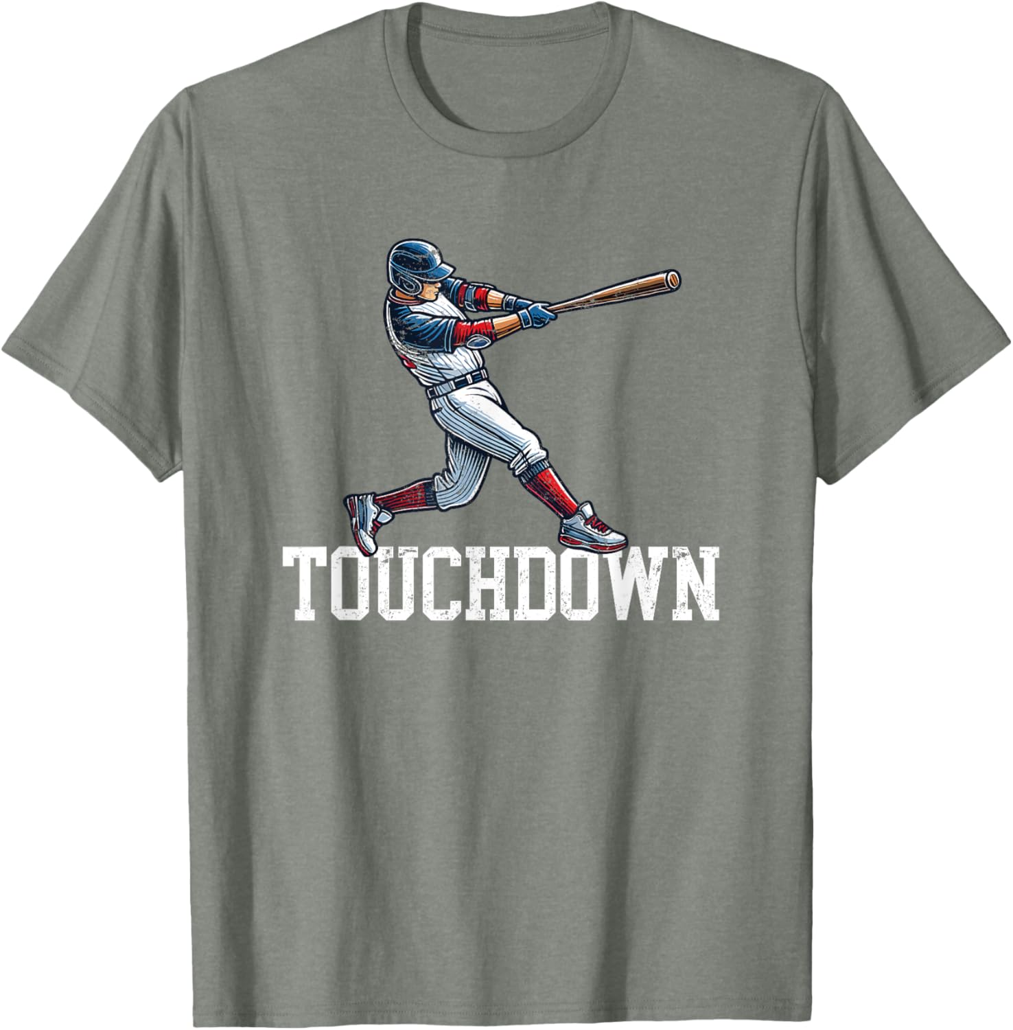 Funny Football Baseball Mash-Up T-Shirt for Sports Lovers - 3