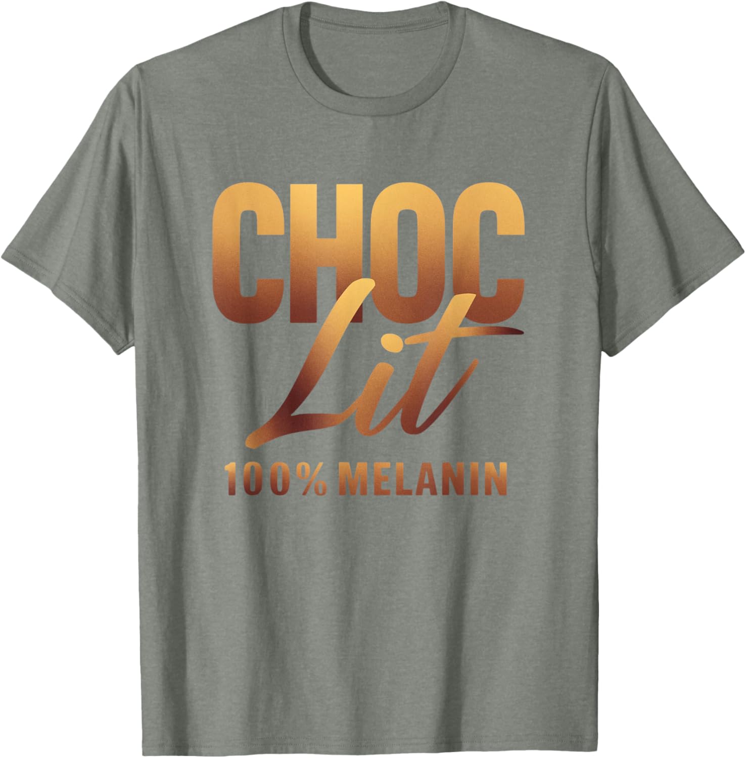 Choclit 100% Melanin Black History Afro Motivation T-Shirt for Everyone - 10