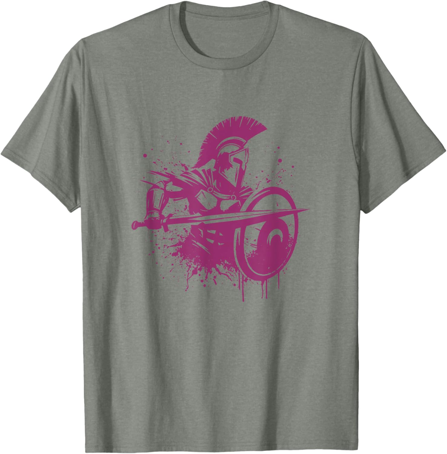 Warrior Spirit Snirt Sparta T-Shirt Hoodie with Knight Motif Design - 6