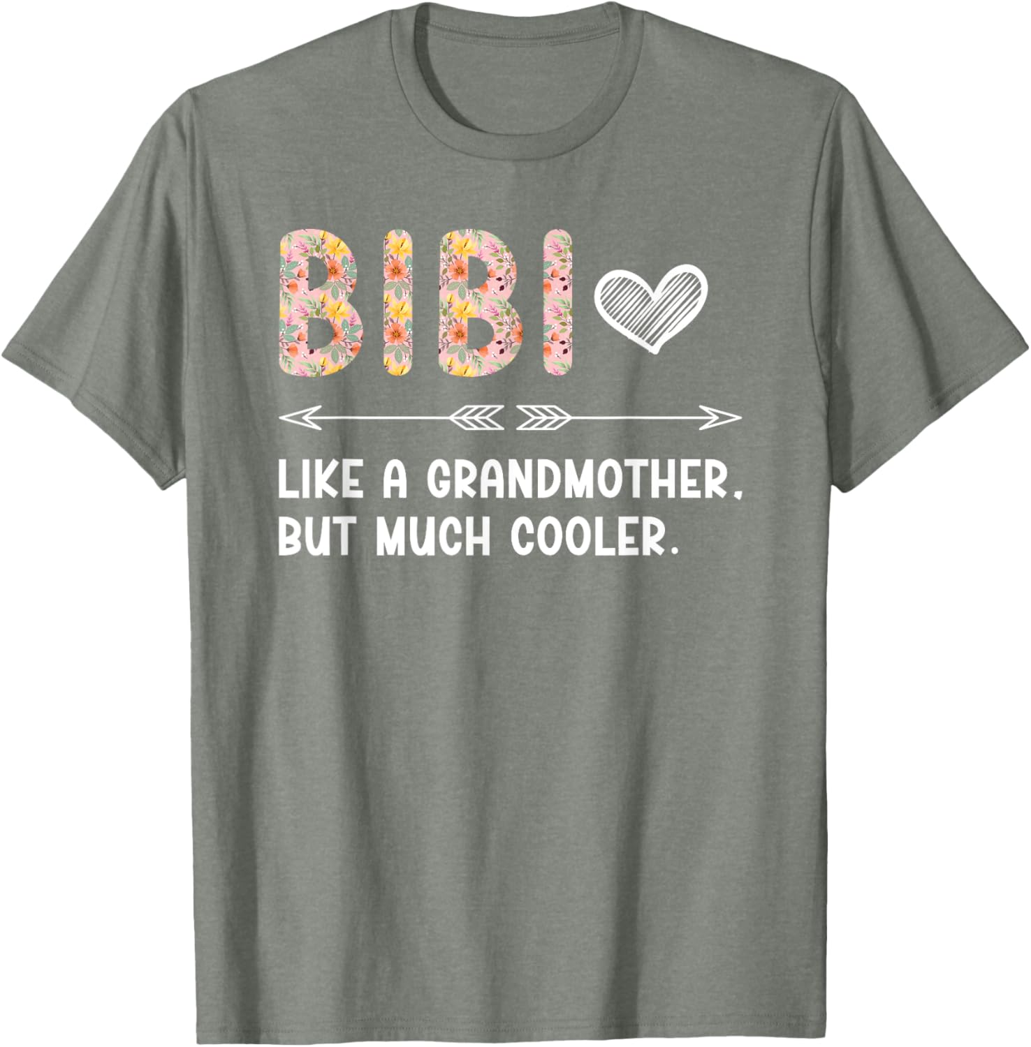 Bibi Definition T-Shirt for Grandma - Fun Gift for Grandmothers - 16