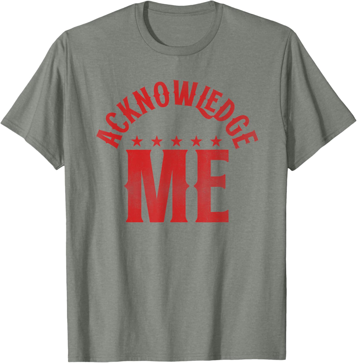 Acknowledge Me Retro Vintage Sports Competition T-Shirt for All Seasons - 27