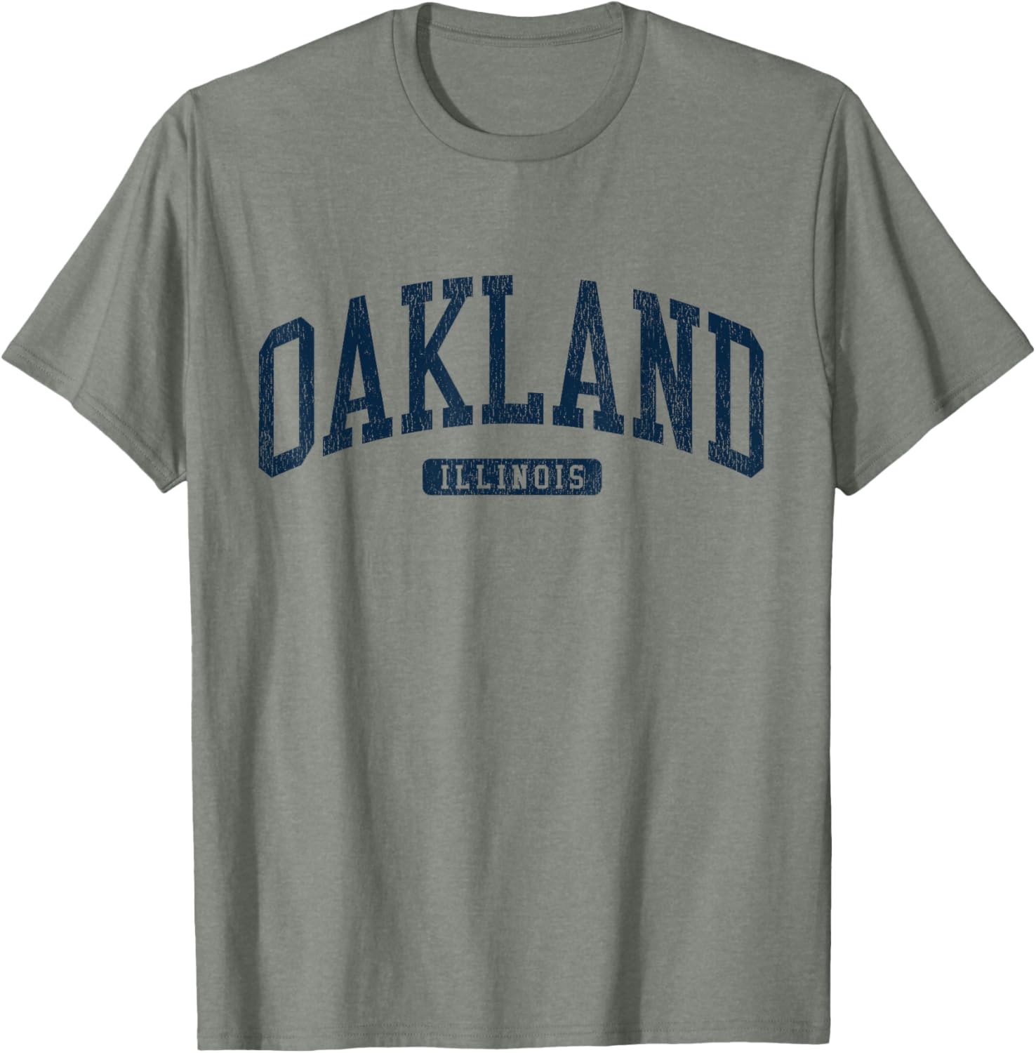 Oakland Illinois College University Blue T-Shirt for Comfort and Style - 9