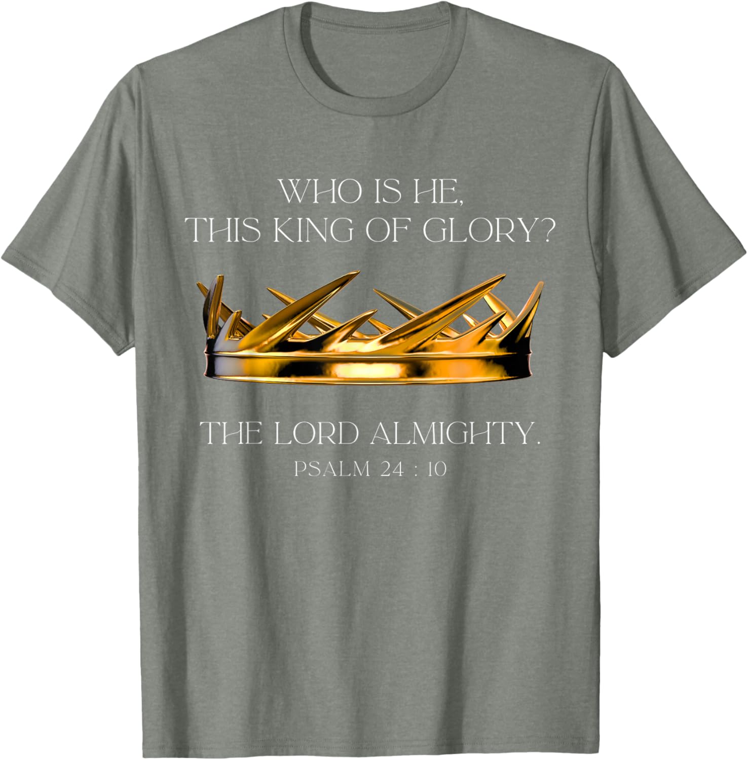 Who Is He This King Of Glory T-Shirt for Faith and Inspiration Fans - 2