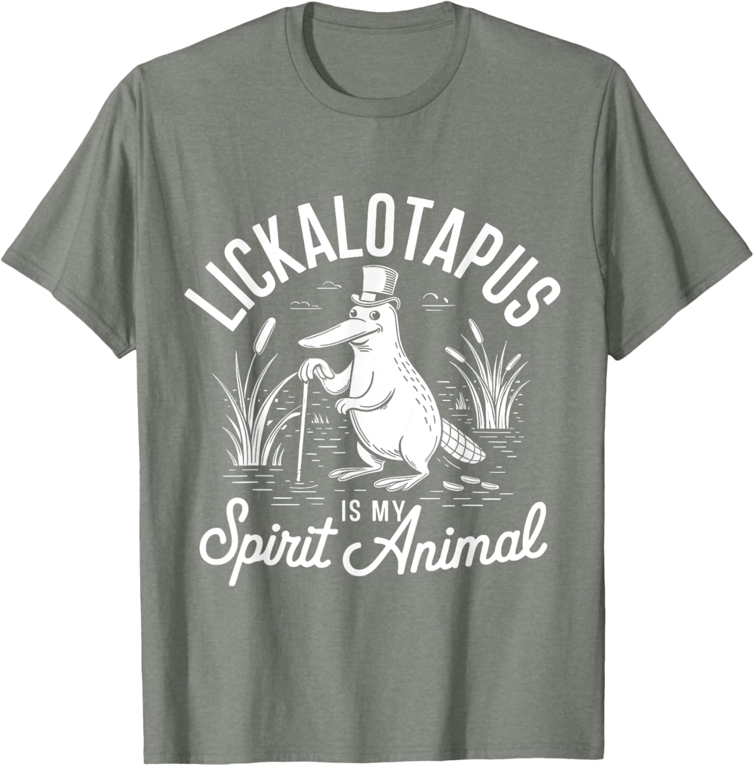 Funny Lickalotapus Lover T-Shirt - My Spirit Animal Apparel - 16