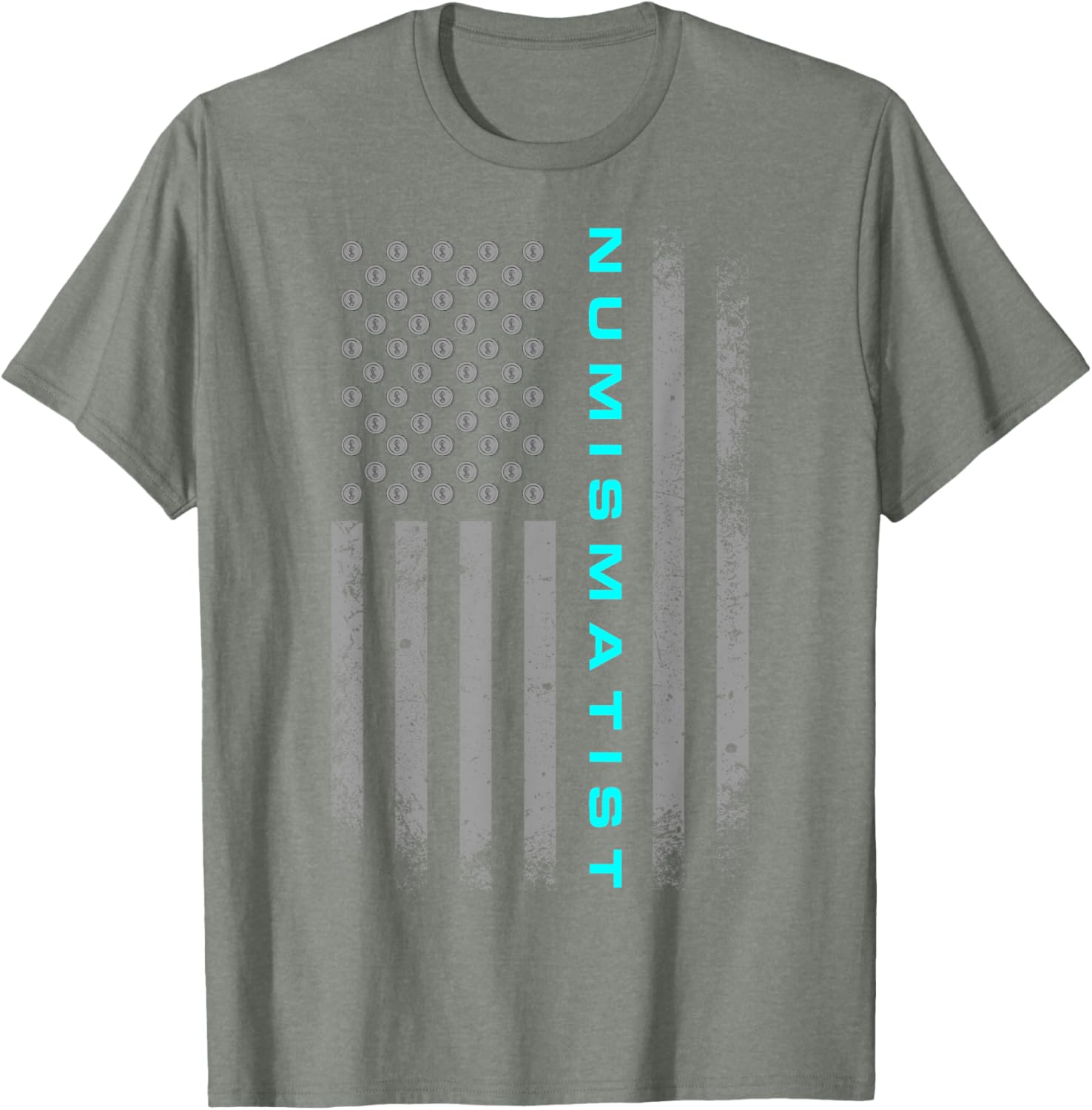 Funny American Flag Numismatist Coin Collector T-Shirt for Enthusiasts - 10