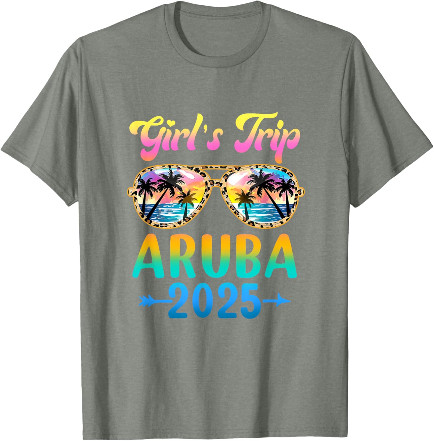 Girls Trip Aruba Summer Vacation Sunglasses T-Shirt for Fun Adventures - 16