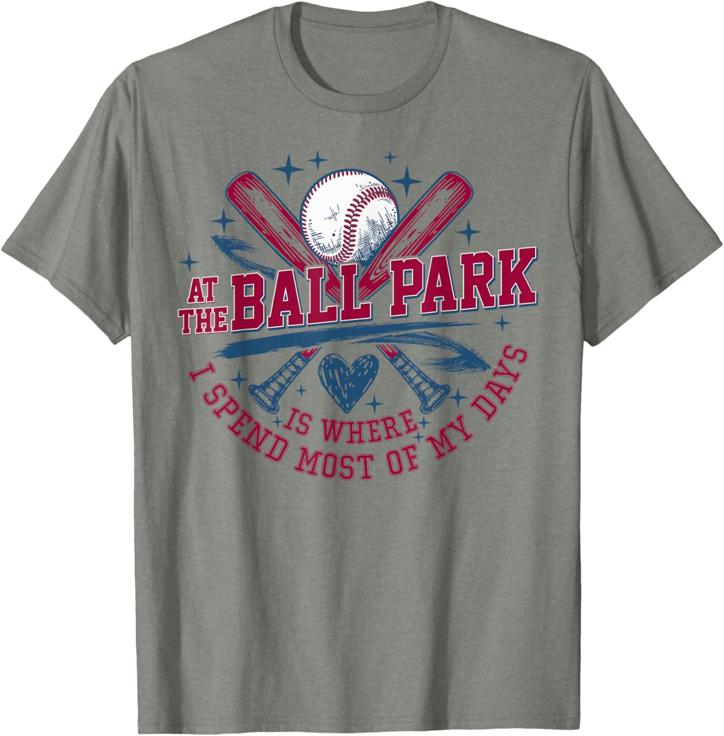 At the Ballpark T-Shirt for Sports Lovers – Perfect Game Day Apparel - 11