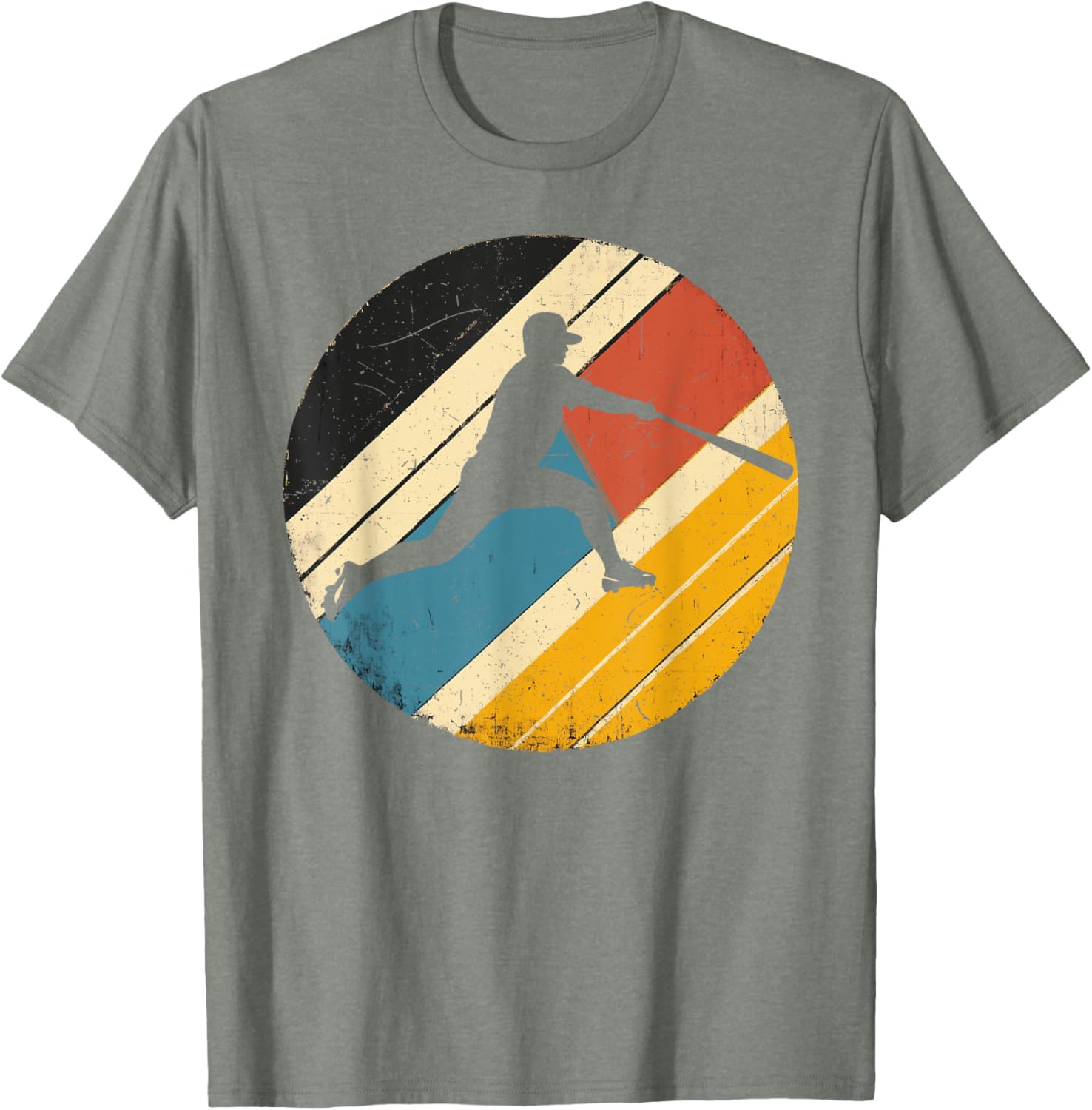 Retro Vintage Baseball Player T-Shirt for Men, Women, and Kids - 6