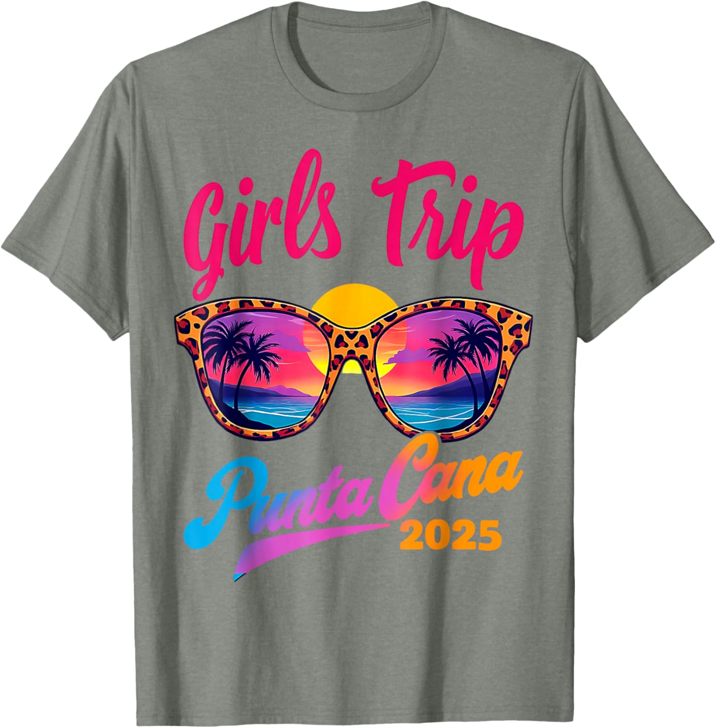 Girls Trip Punta Cana 2025 Matching Summer T-Shirt for Women - 25