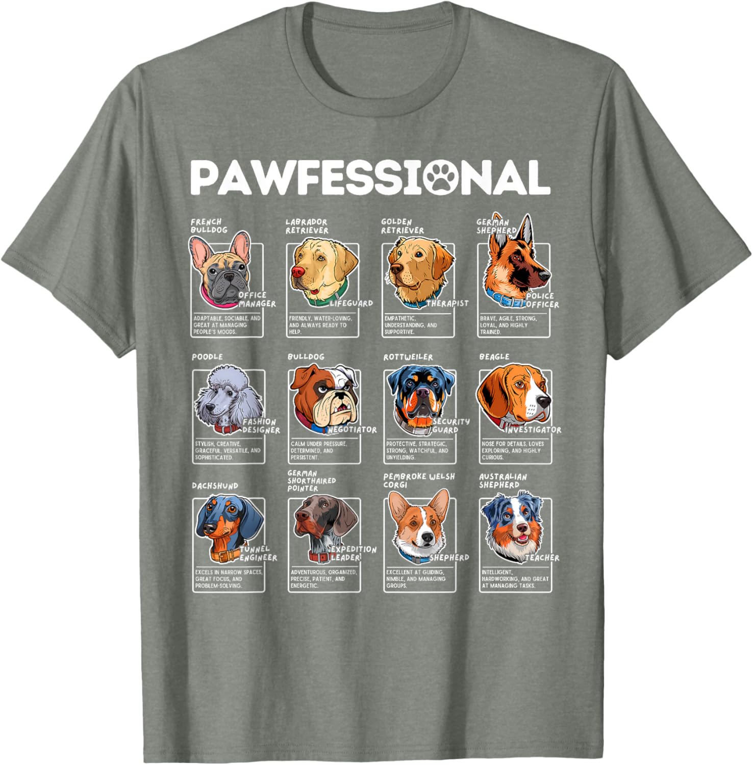 Funny Dog Lover T-Shirt for Men, Women, and Kids - Perfect Gift! - 16