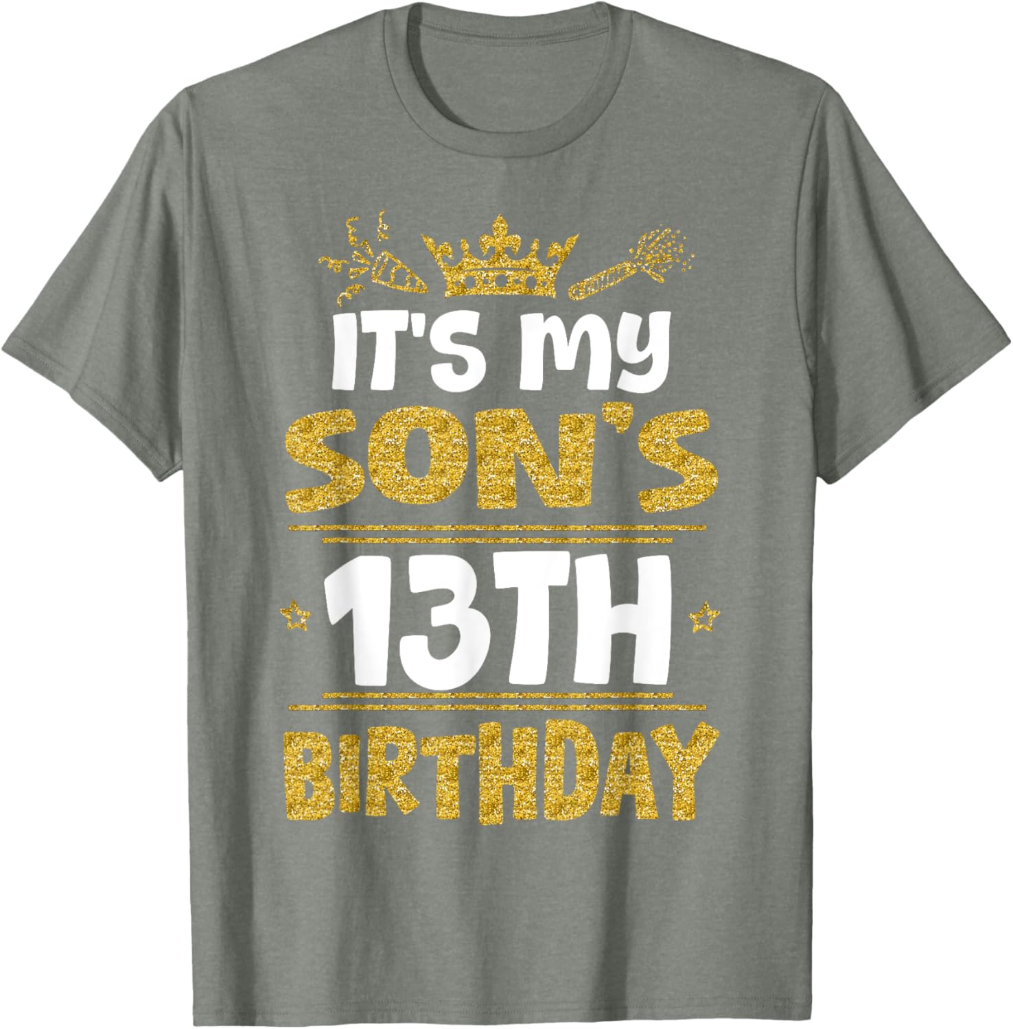 Happy 13th Birthday Son T-Shirt for Boys - Fun 13 Years Old Gift - 10