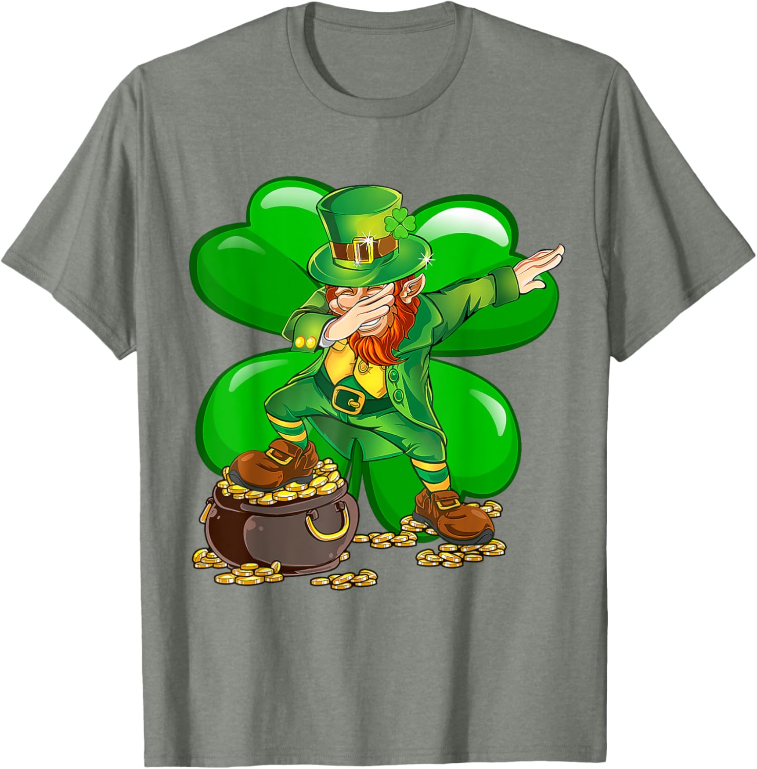 Dabbing Leprechaun T-Shirt for St Patrick's Day Fun for Everyone - 25