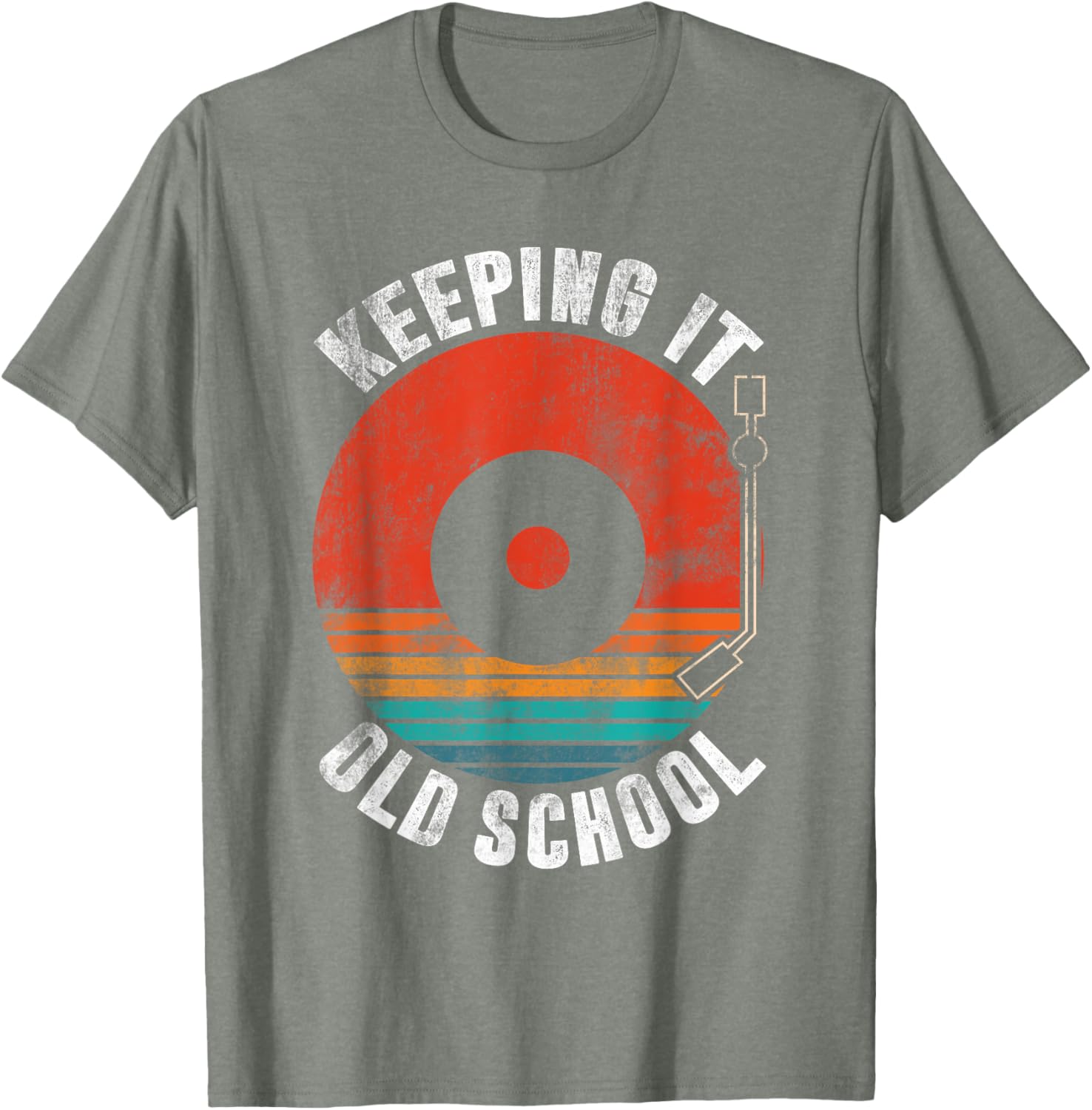 Retro Vinyl Record Player T-Shirt | Keeping It Old School Style - 18