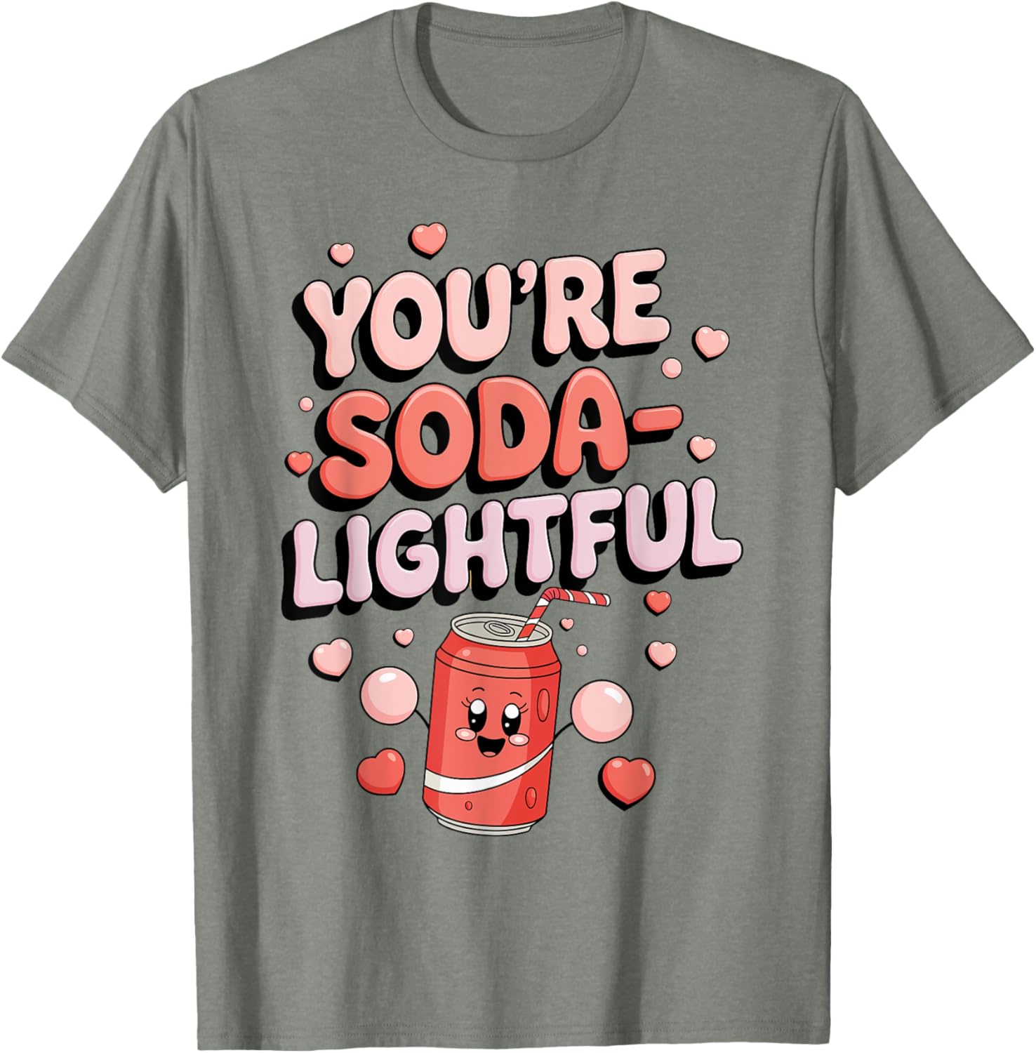 You're Soda-Lightful Valentine's Day T-Shirt for Sweet Celebrations - 9