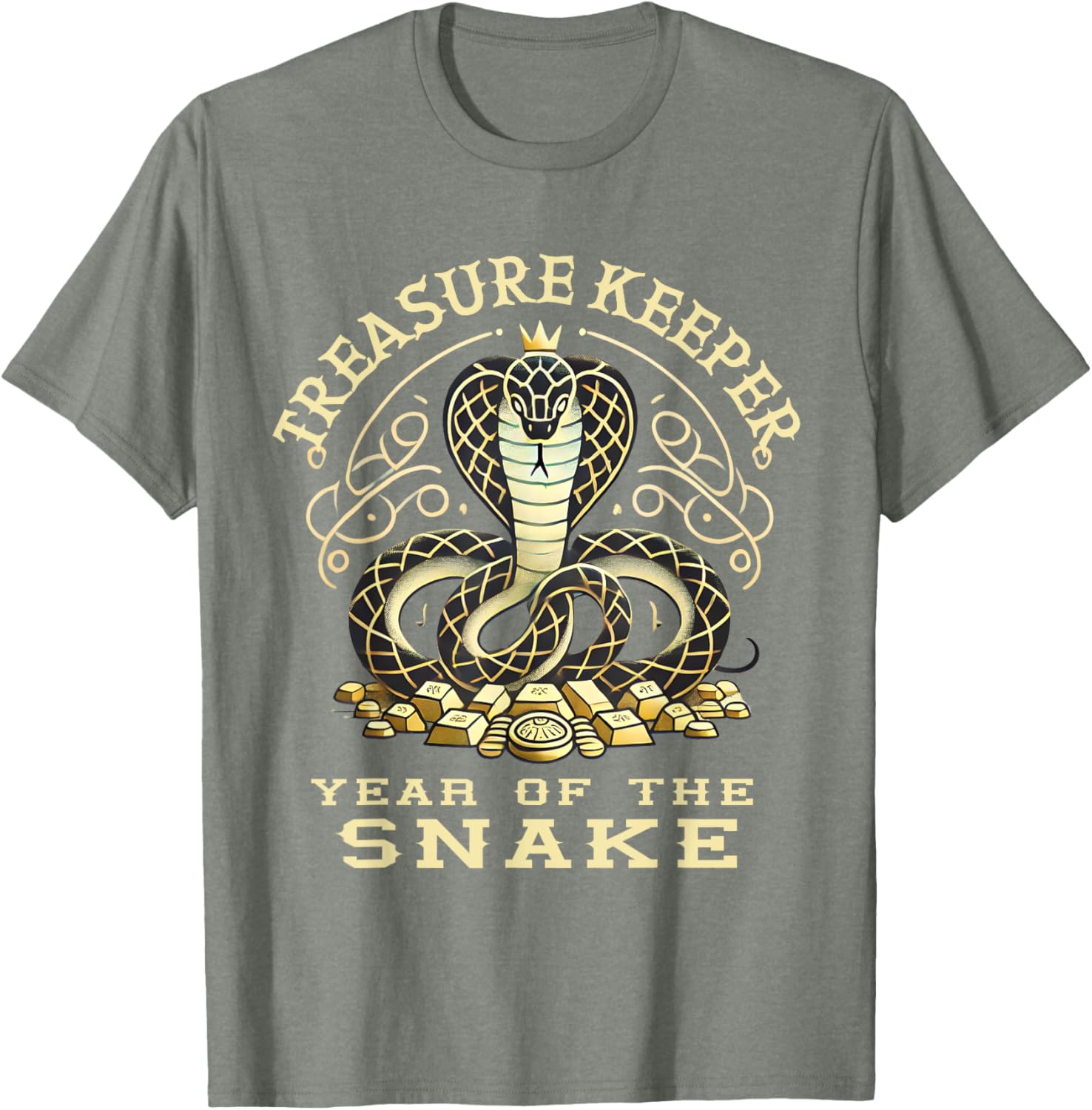 Treasure Keeper Year of Snake T-Shirt – Stylish Chinese Design Apparel - 17