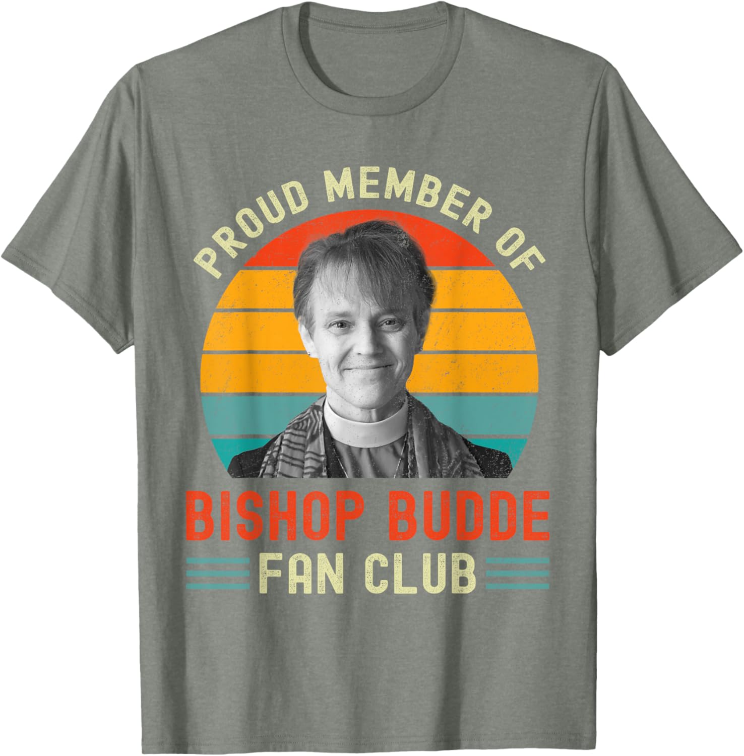 Proud Member of Bishop Budde Fan Club Vintage US Flag T-Shirt - 19