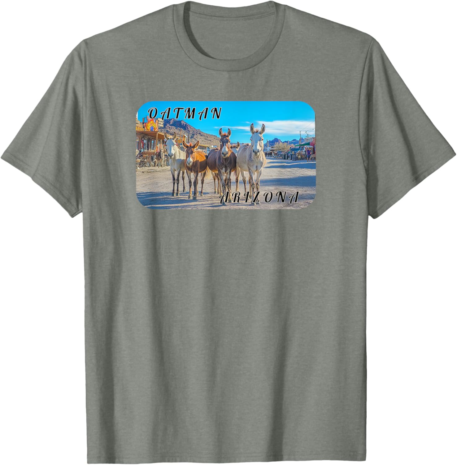 Oatman Arizona Burros T-Shirt for Animal Lovers and Adventure Seekers - 6